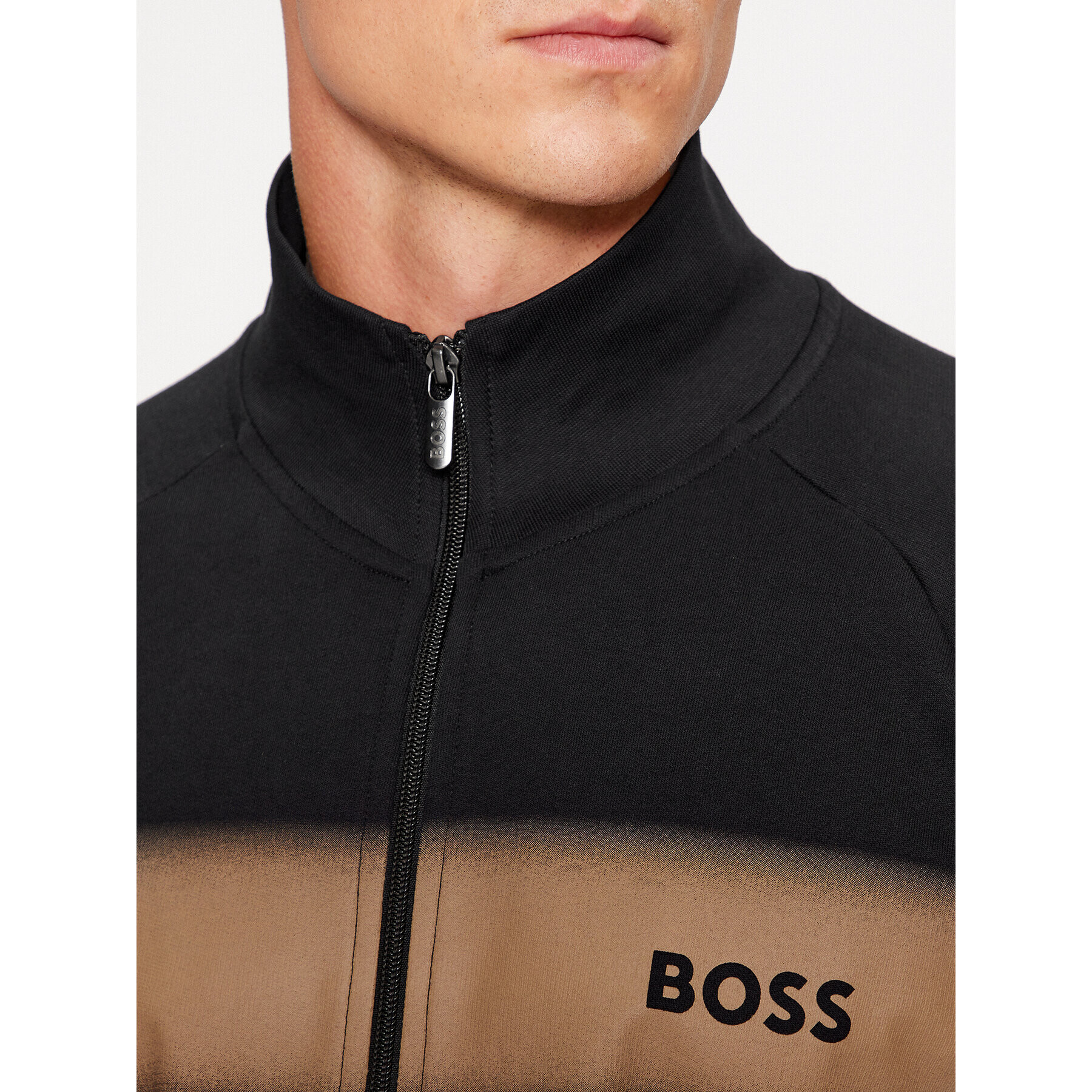 Boss Суитшърт Authentic 50503067 Черен Regular Fit - Pepit.bg