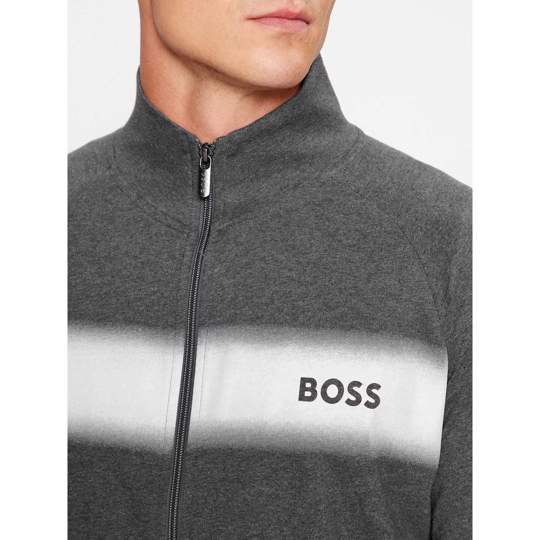 Boss Суитшърт Authentic 50503067 Сив Regular Fit - Pepit.bg