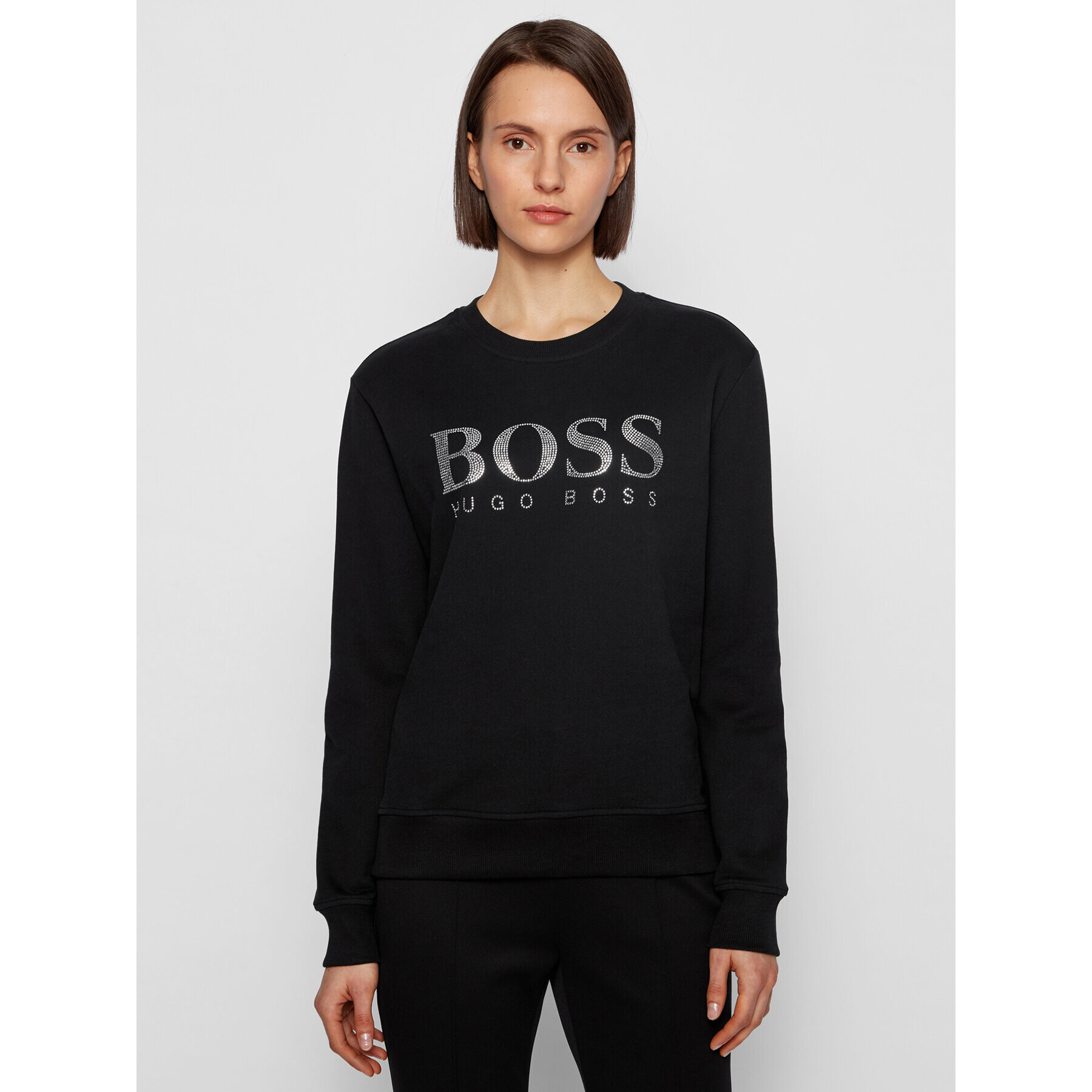 Boss Суитшърт C_Ea 50442497 Черен Regular Fit - Pepit.bg