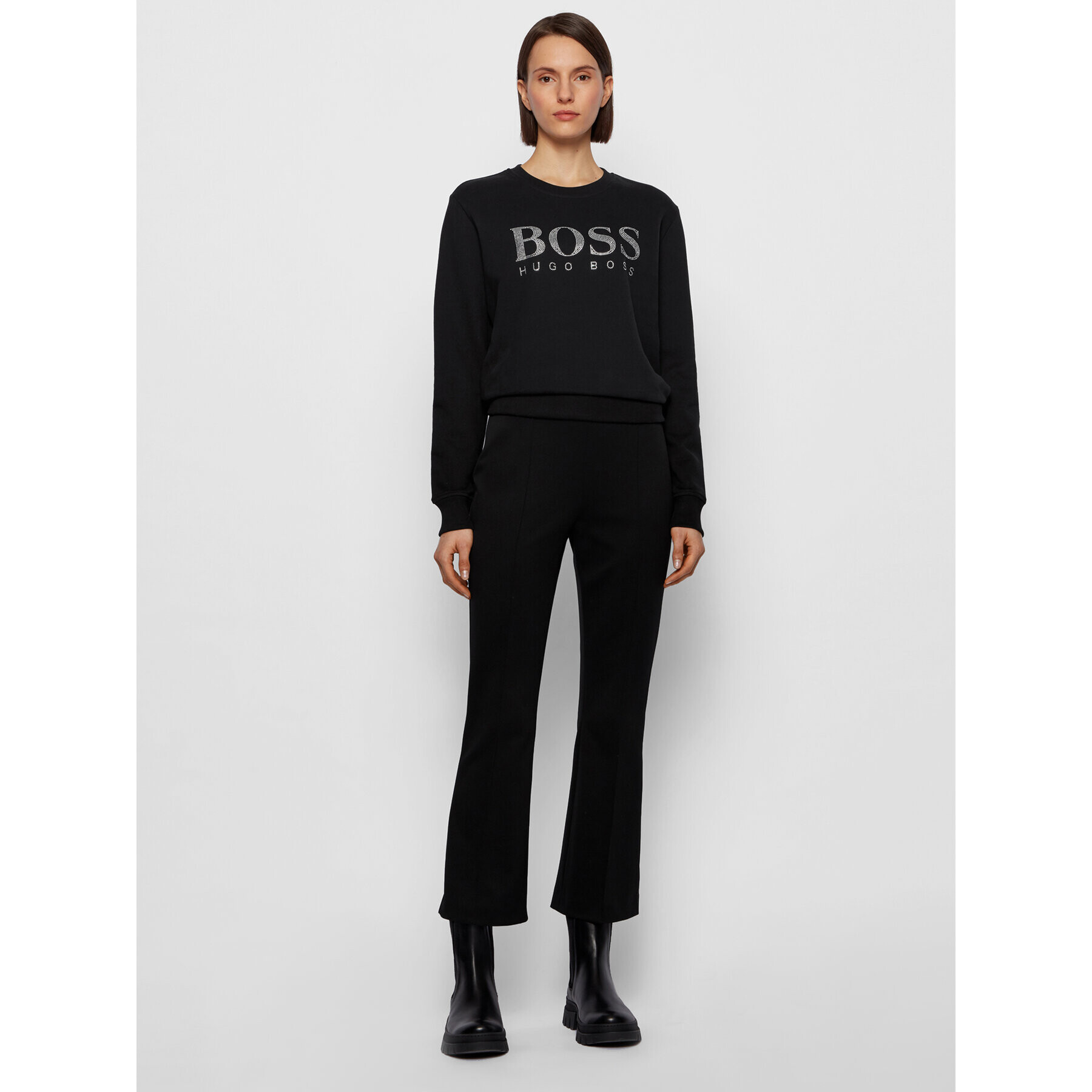 Boss Суитшърт C_Ea 50442497 Черен Regular Fit - Pepit.bg