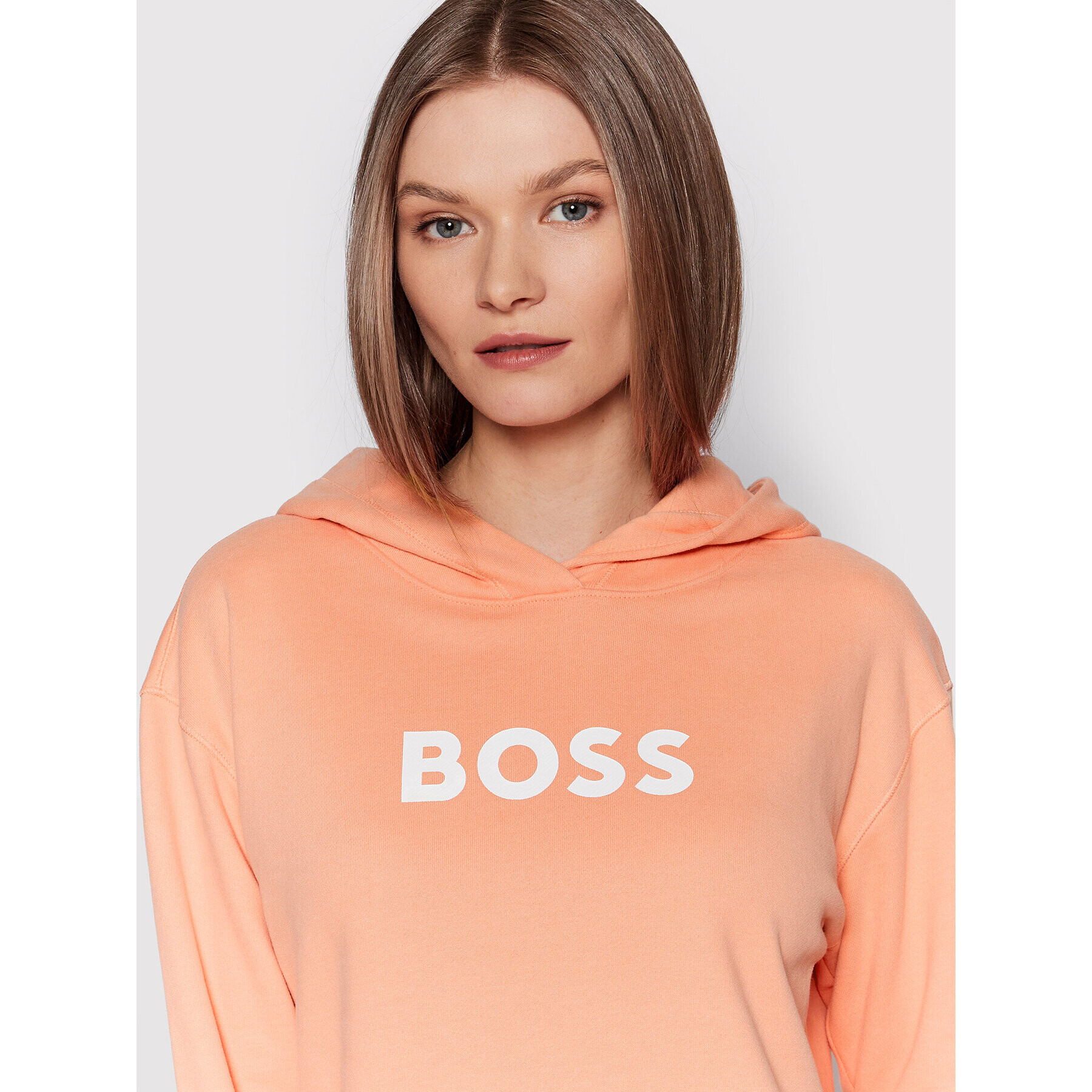 Boss Суитшърт C_Edelight_1 50468367 Оранжев Relaxed Fit - Pepit.bg