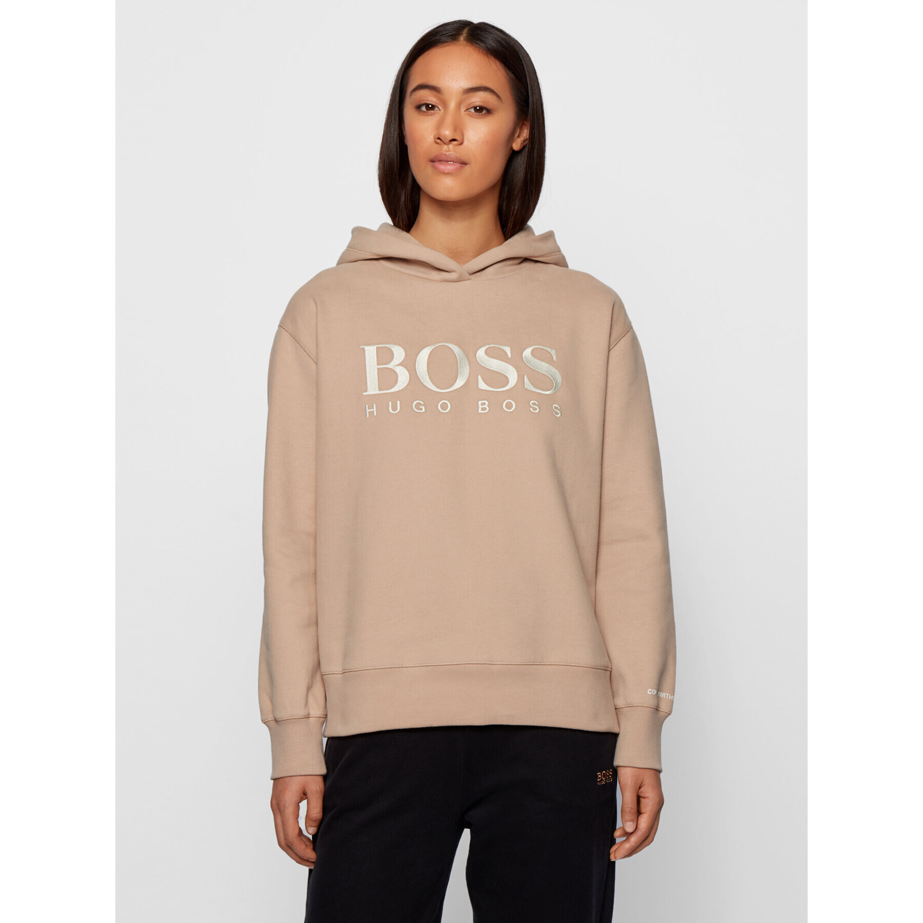 Boss Суитшърт C_Edelight_Active 50457385 Бежов Relaxed Fit - Pepit.bg
