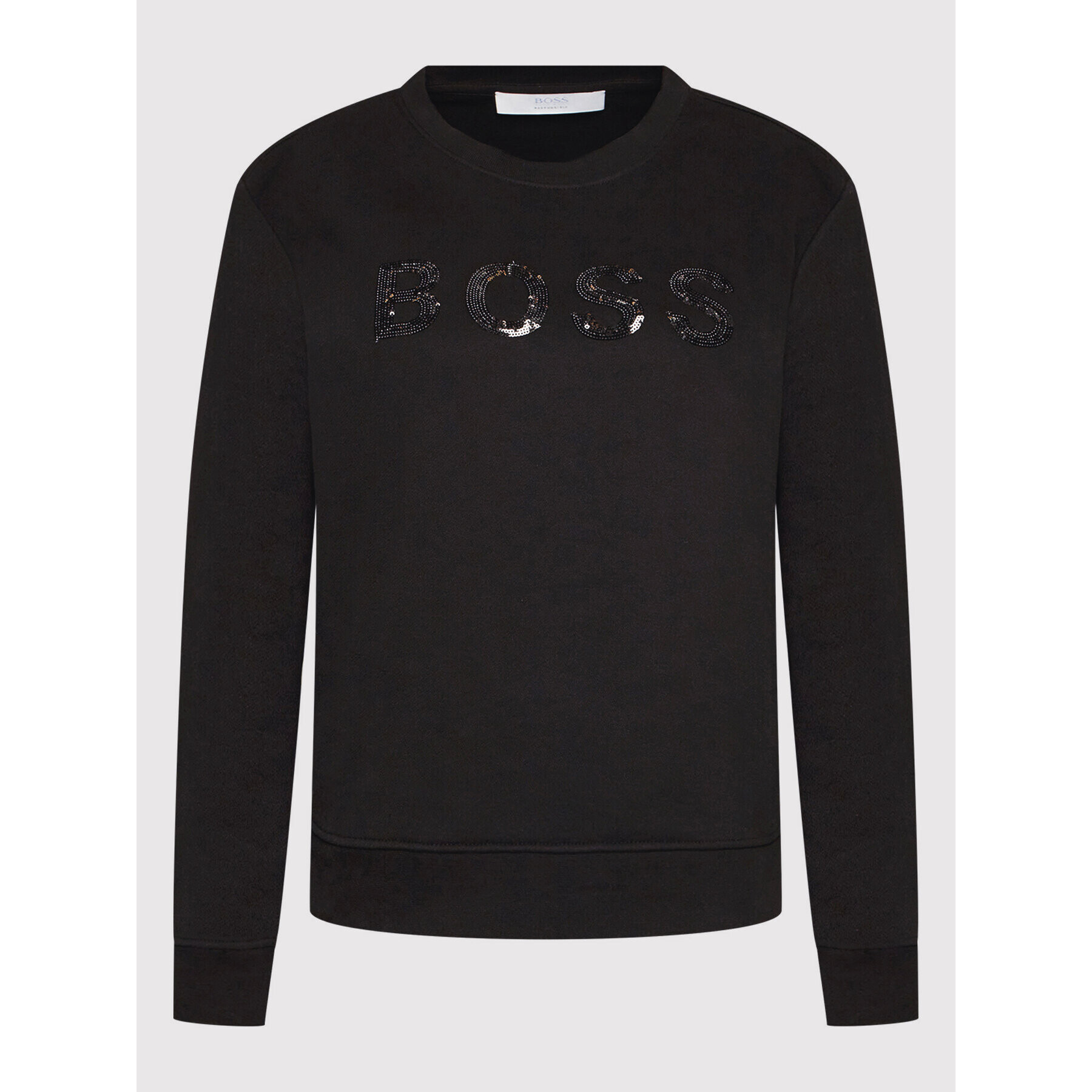 Boss Суитшърт C_Ela_5 50464511 Черен Relaxed Fit - Pepit.bg