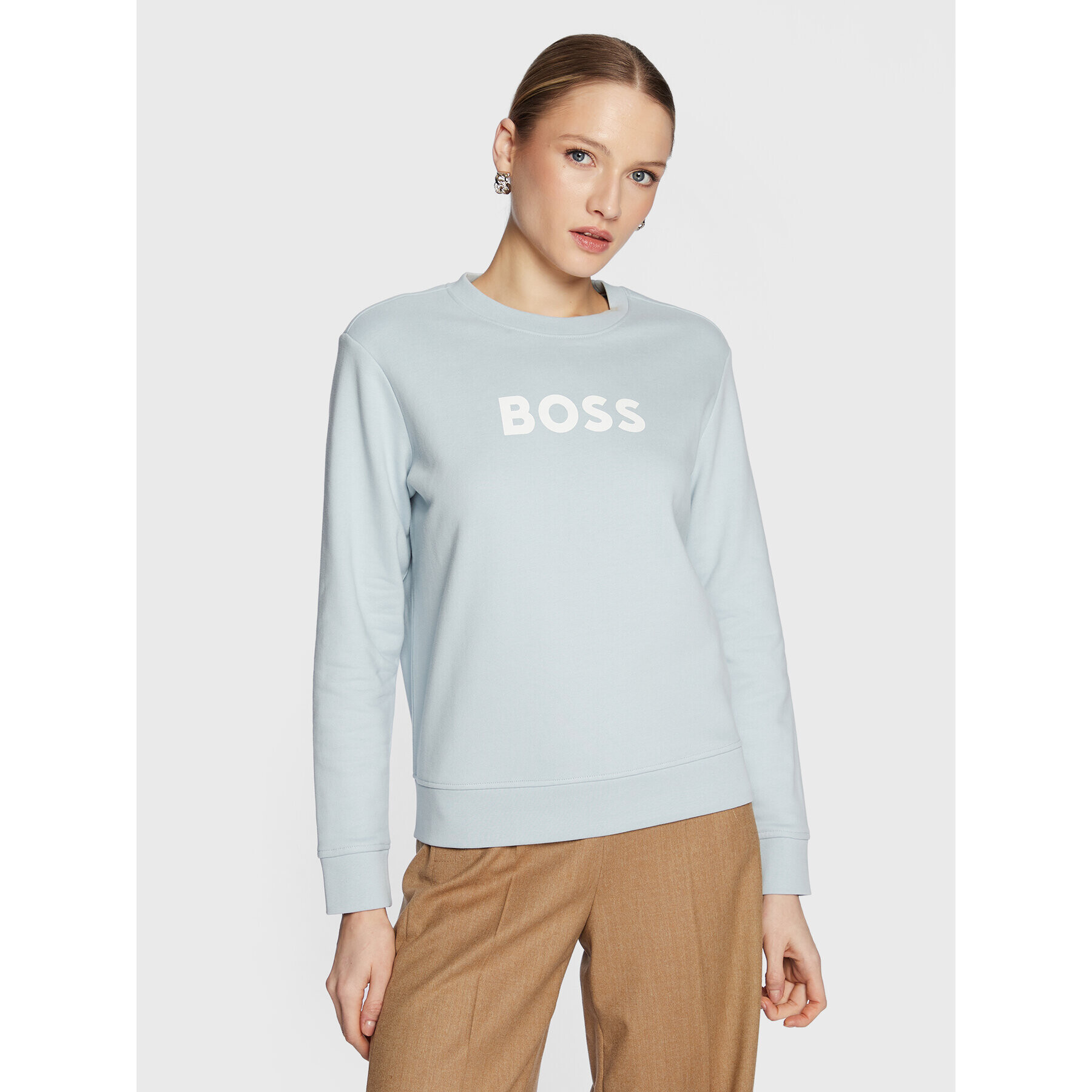 Boss Суитшърт C-Ela_6 50468357 Син Regular Fit - Pepit.bg