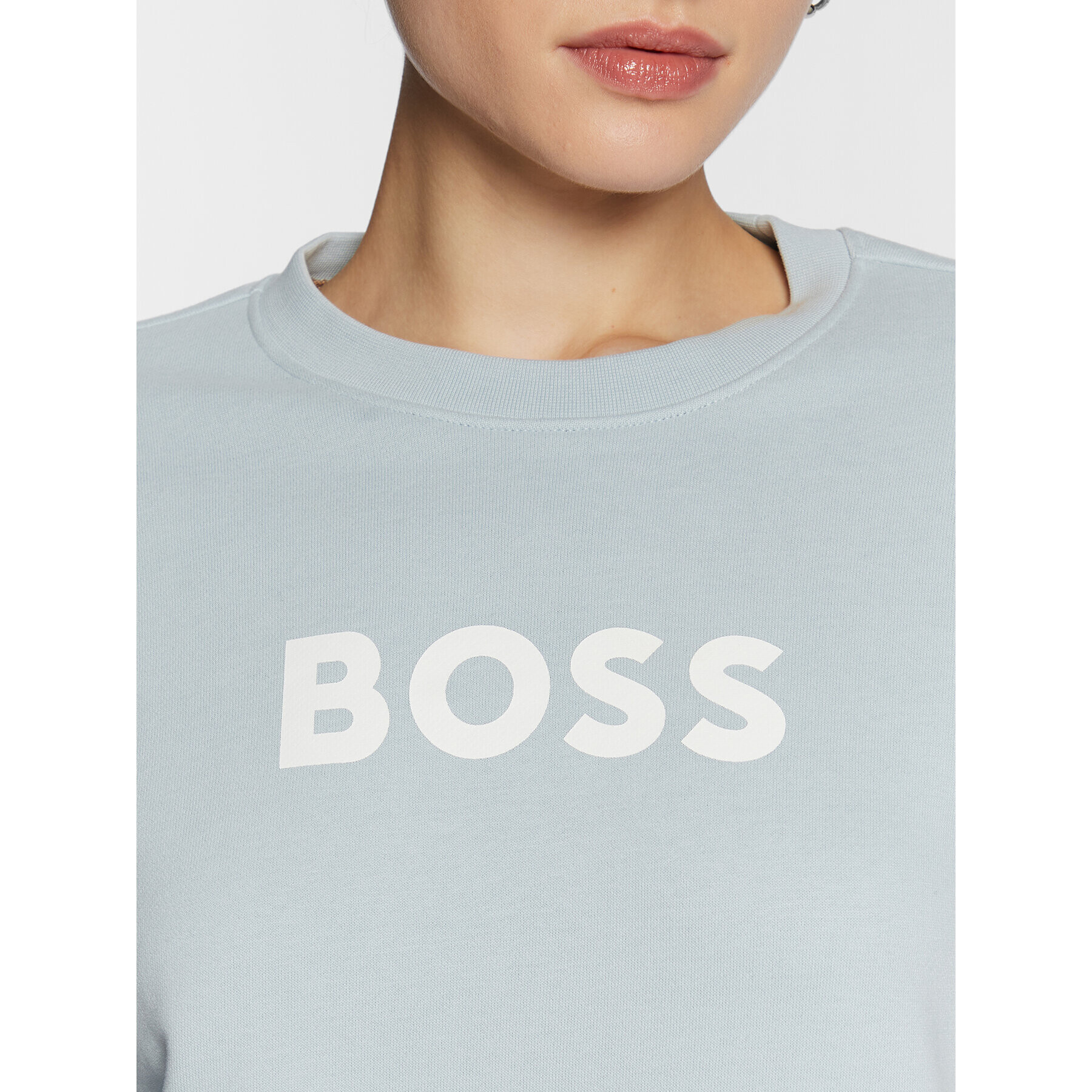 Boss Суитшърт C-Ela_6 50468357 Син Regular Fit - Pepit.bg