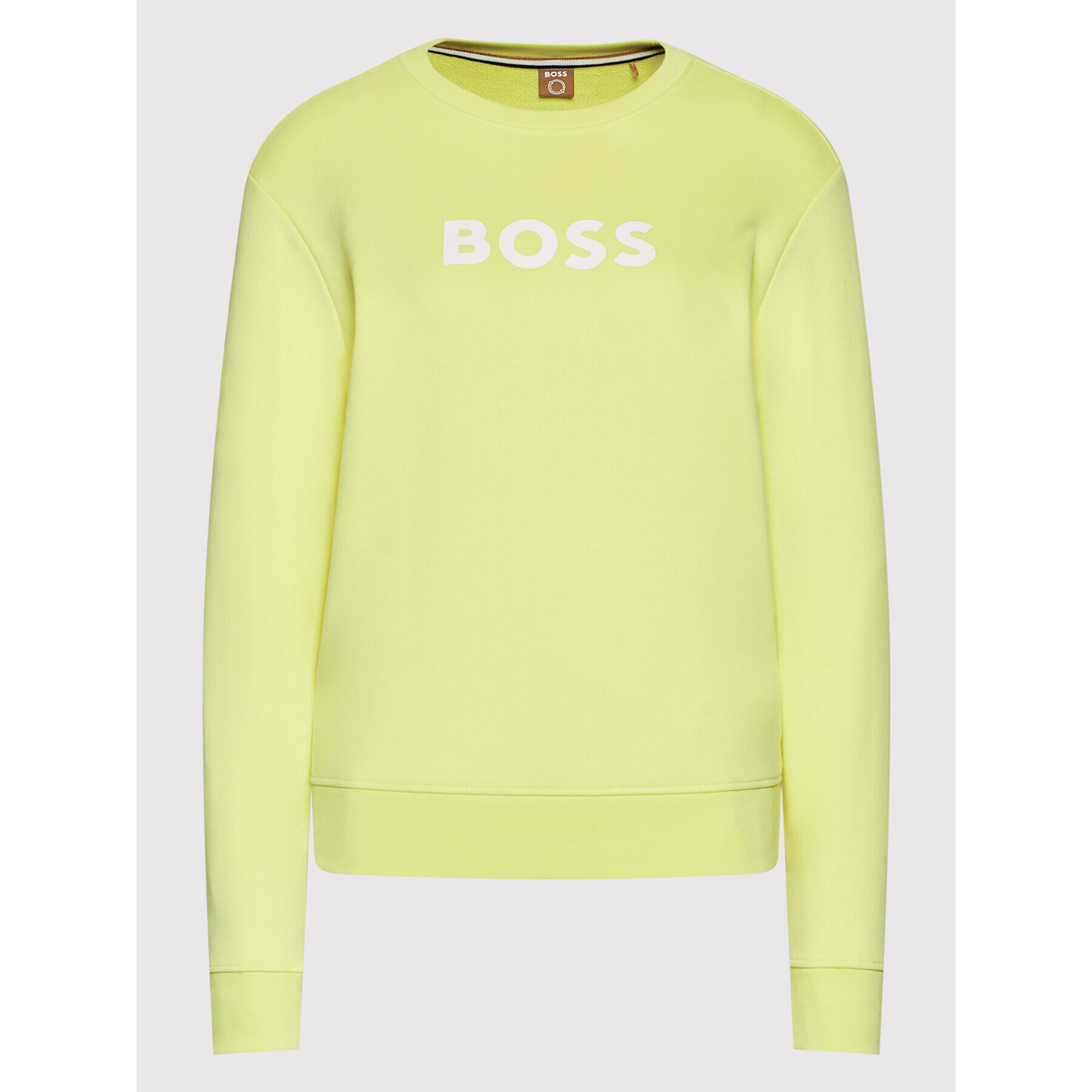 Boss Суитшърт C_Ela_6 50468357 Жълт Regular Fit - Pepit.bg