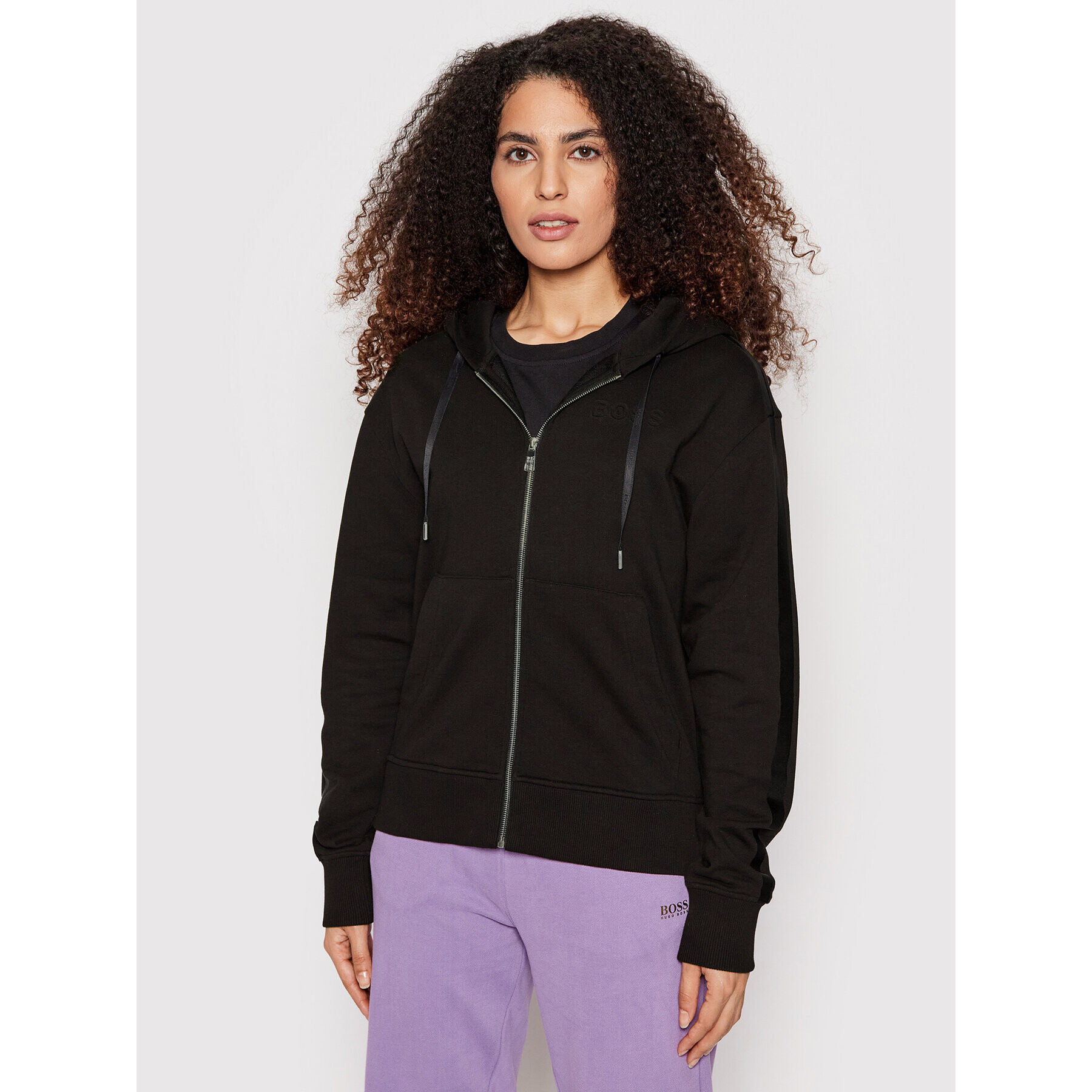 Boss Суитшърт C_Ensy_So 50466239 Черен Relaxed Fit - Pepit.bg
