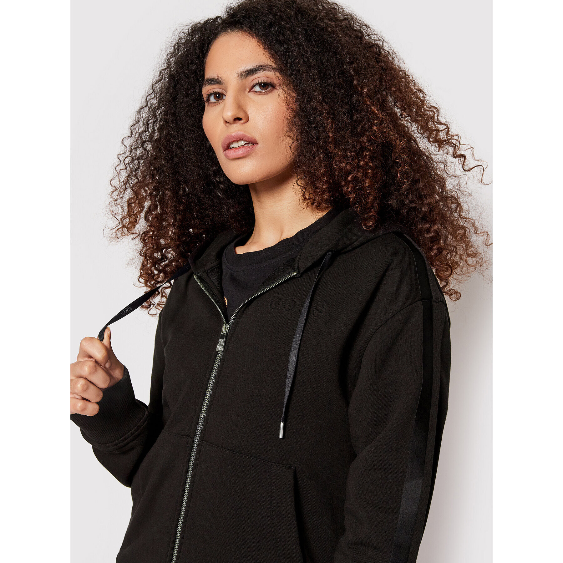 Boss Суитшърт C_Ensy_So 50466239 Черен Relaxed Fit - Pepit.bg