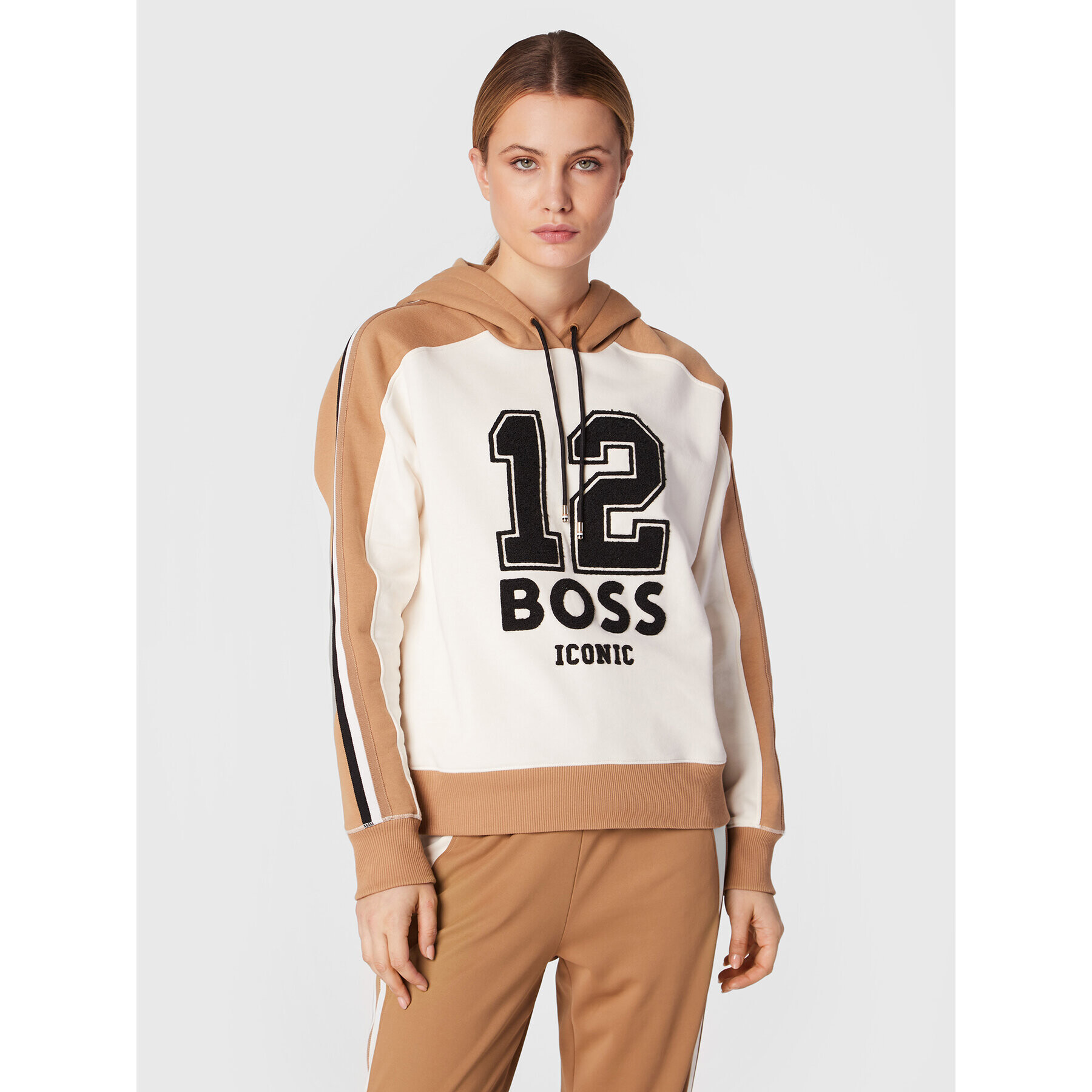 Boss Суитшърт C Eraisy Ic 50477790 Бежов Regular Fit - Pepit.bg