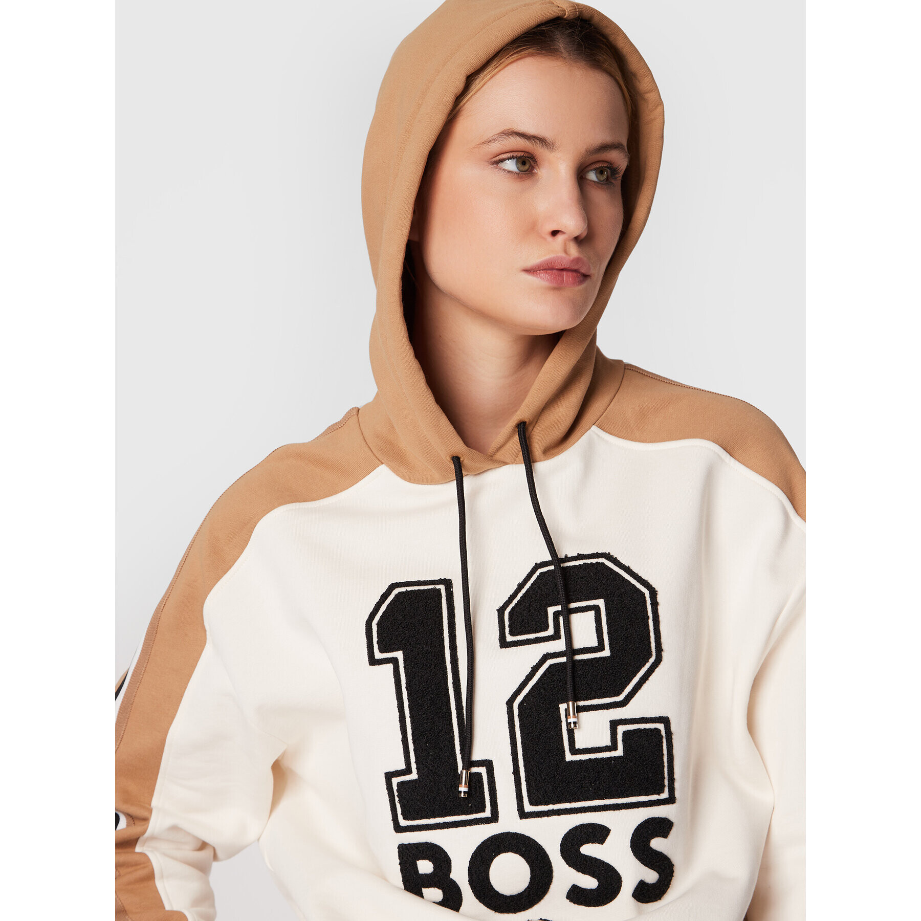 Boss Суитшърт C Eraisy Ic 50477790 Бежов Regular Fit - Pepit.bg