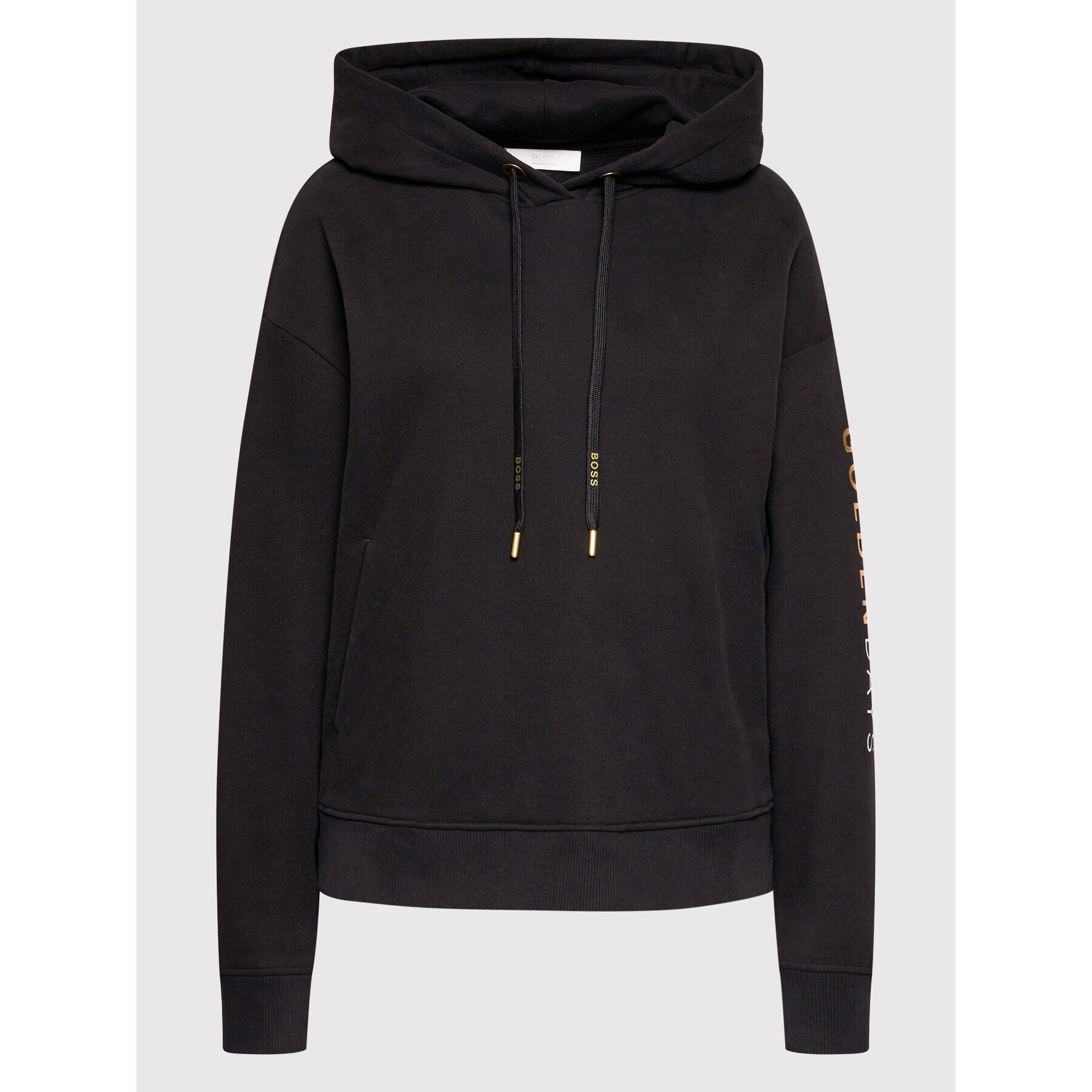 Boss Суитшърт C Eustice Gold 50461946 Черен Regular Fit - Pepit.bg