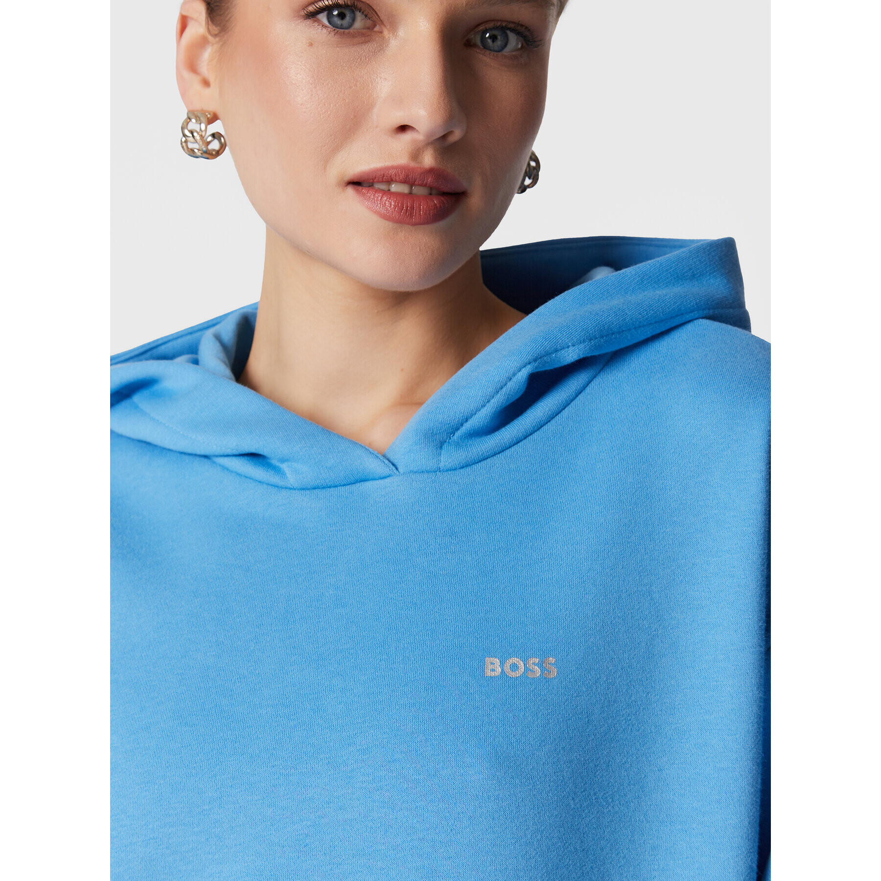 Boss Суитшърт C_Ezaria 50477685 Син Oversize - Pepit.bg