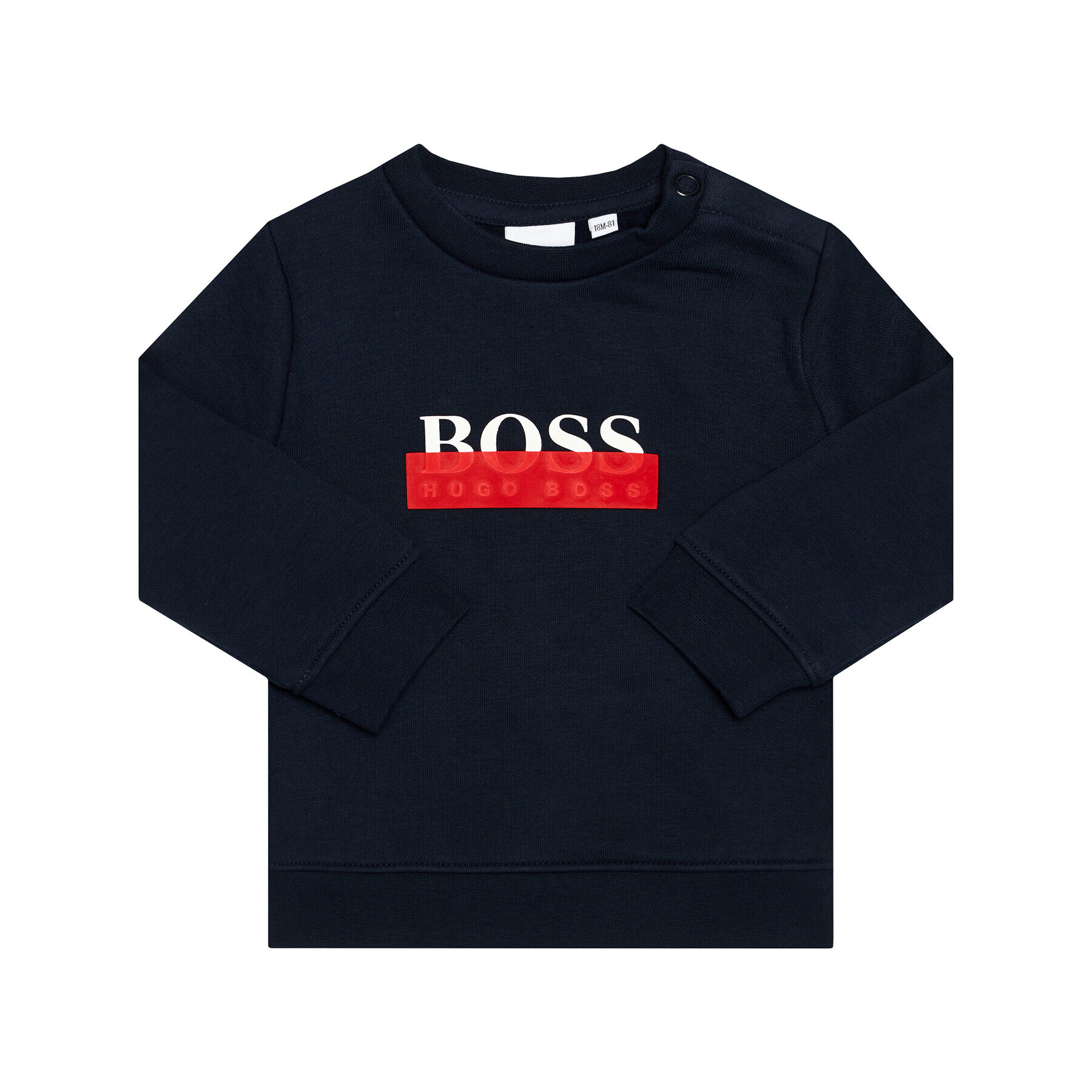 Boss Суитшърт J05820 M Тъмносин Regular Fit - Pepit.bg