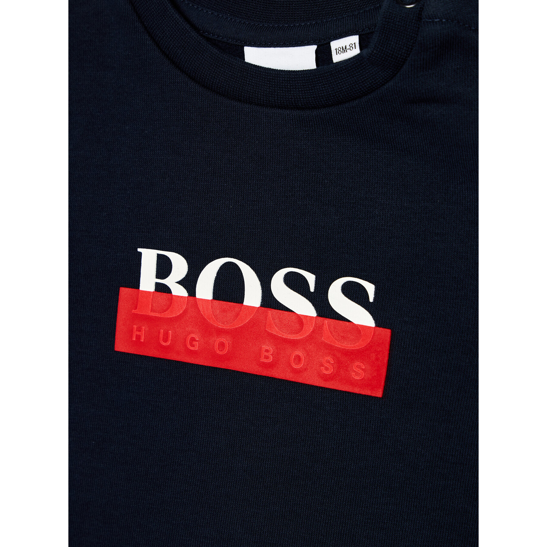 Boss Суитшърт J05820 M Тъмносин Regular Fit - Pepit.bg