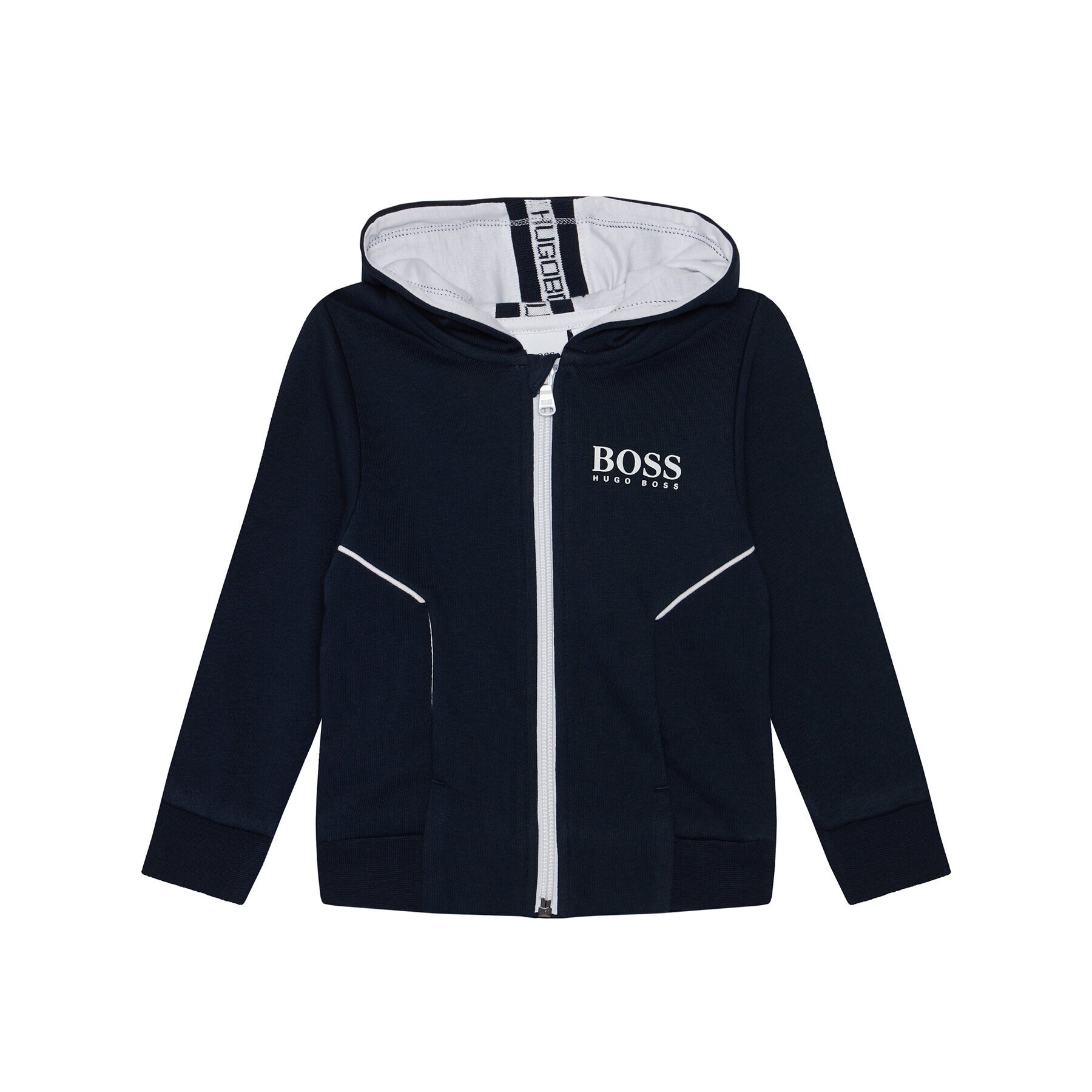 Boss Суитшърт J05J86 M Тъмносин Regular Fit - Pepit.bg
