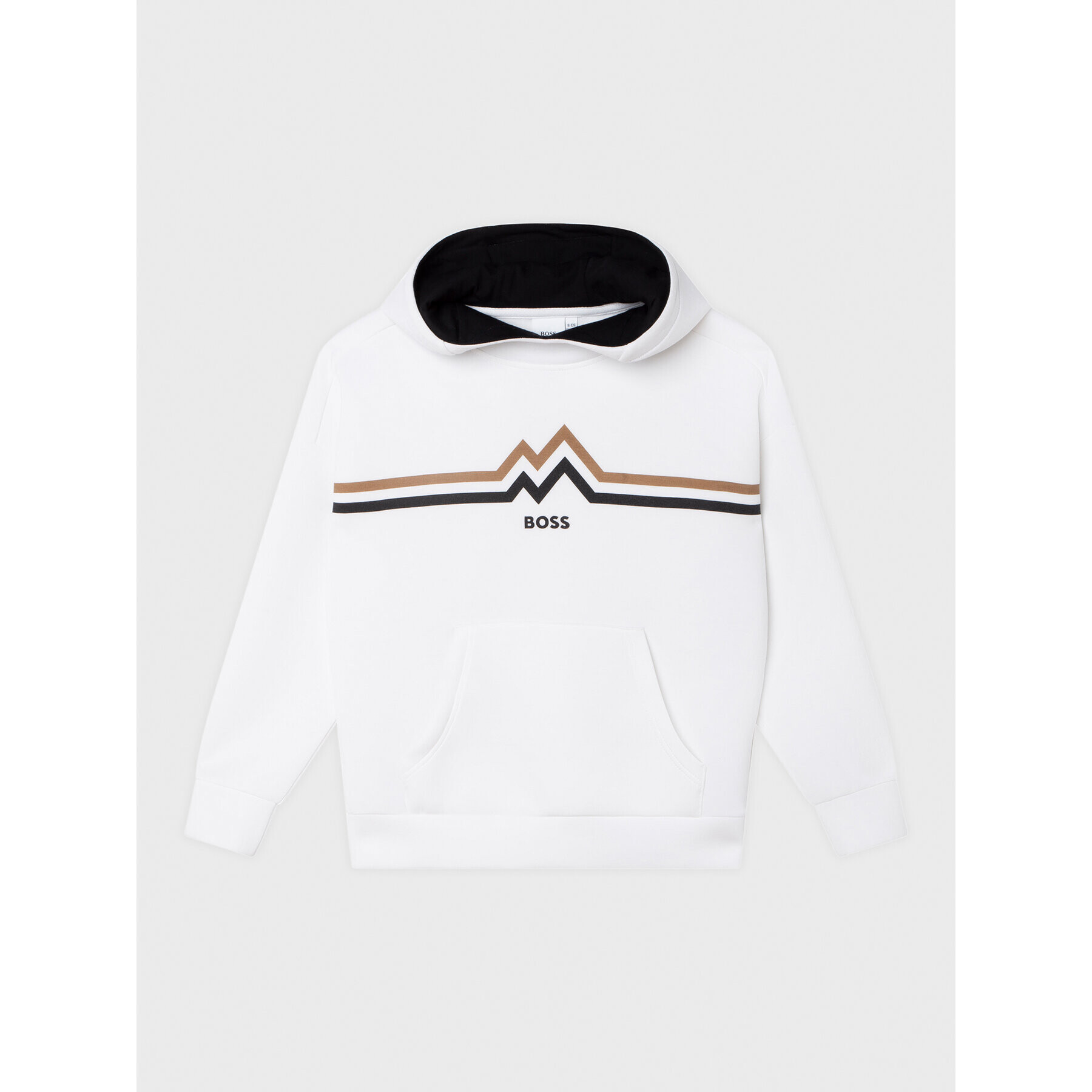 Boss Суитшърт J25M54 S Бял Regular Fit - Pepit.bg