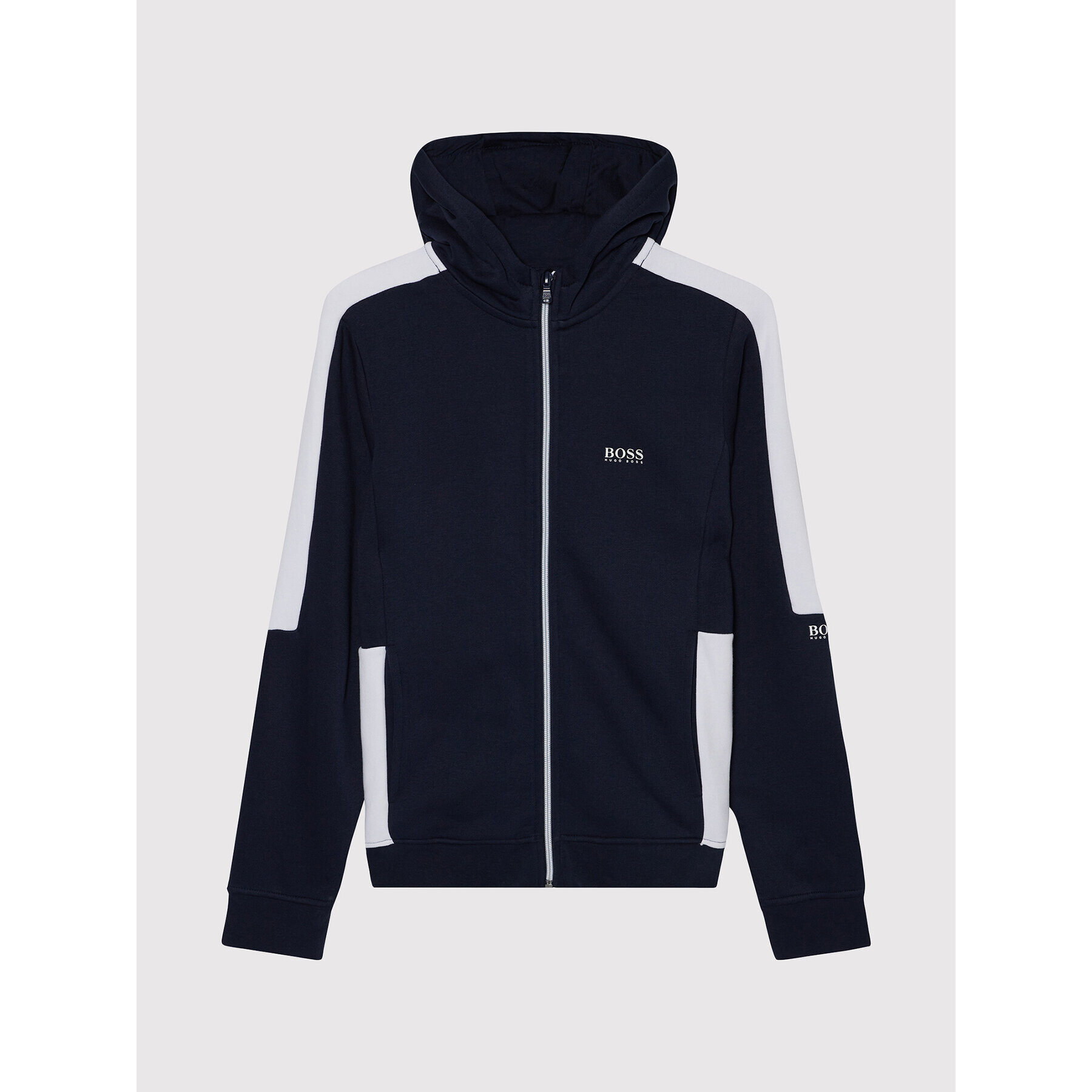 Boss Суитшърт J25N09 D Тъмносин Regular Fit - Pepit.bg