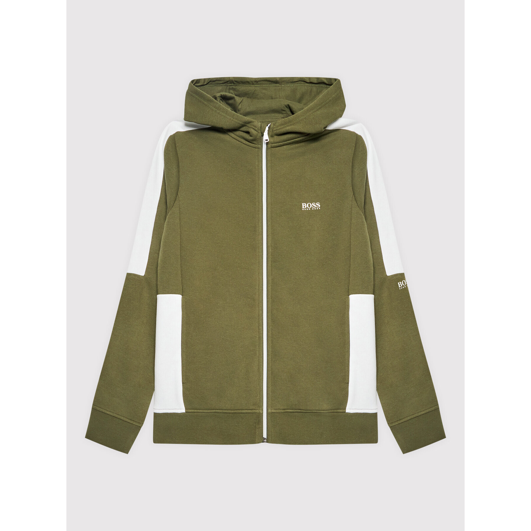 Boss Суитшърт J25N75 M Зелен Regular Fit - Pepit.bg