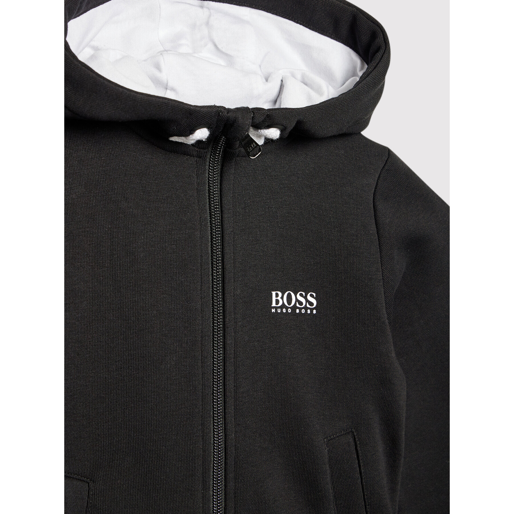 Boss Суитшърт J25N76 M Черен Regular Fit - Pepit.bg