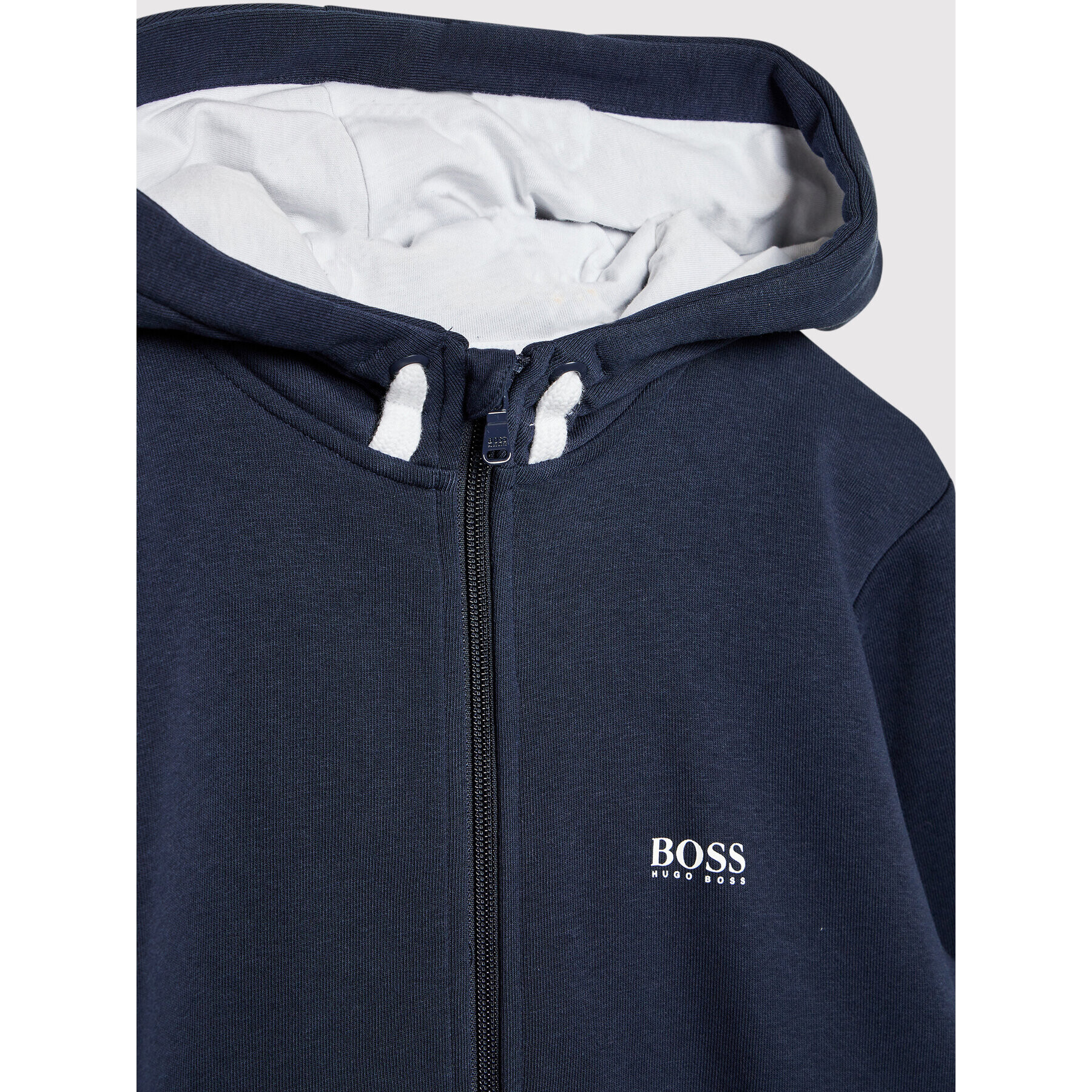 Boss Суитшърт J25N76 S Тъмносин Regular Fit - Pepit.bg