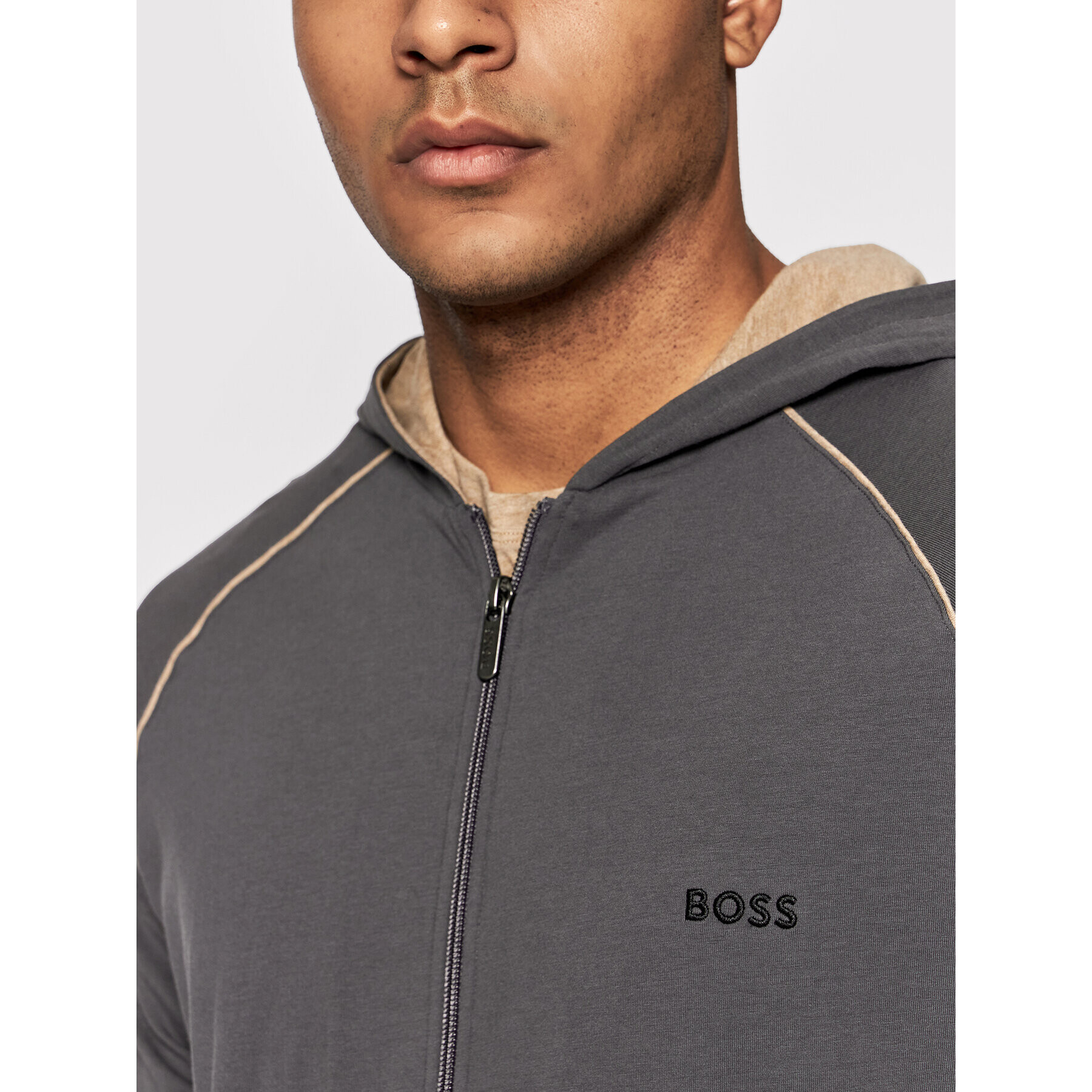 Boss Суитшърт Mix&Match 50469581 Сив Regular Fit - Pepit.bg