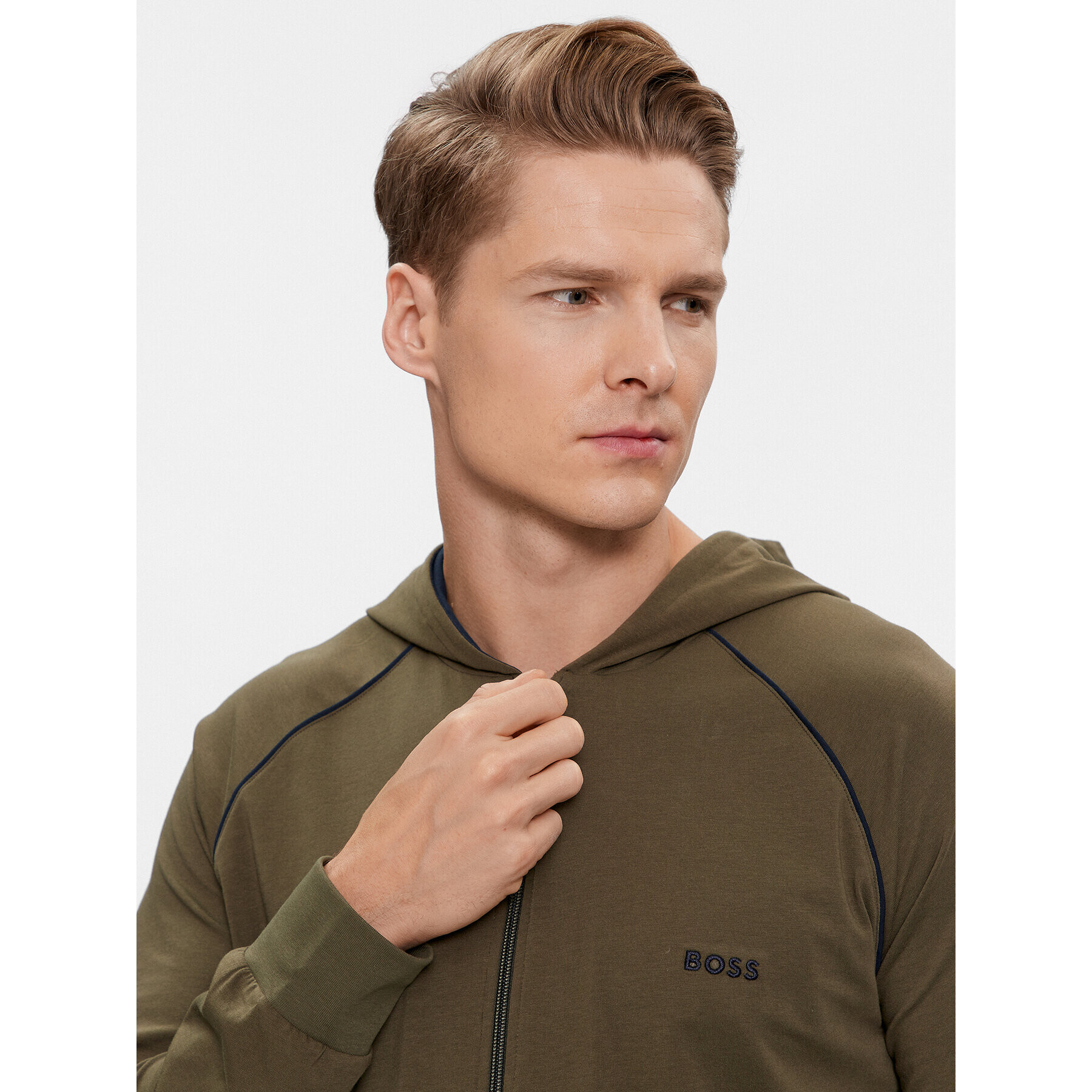 Boss Суитшърт Mix&Match 50515313 Зелен Regular Fit - Pepit.bg