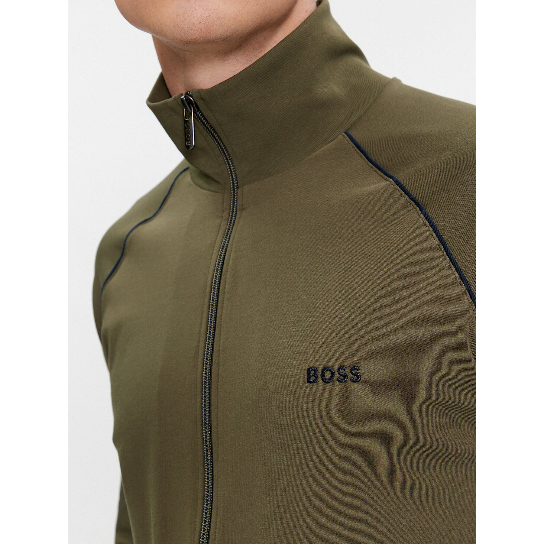 Boss Суитшърт Mix&Match Jacket Z 50515307 Зелен Regular Fit - Pepit.bg