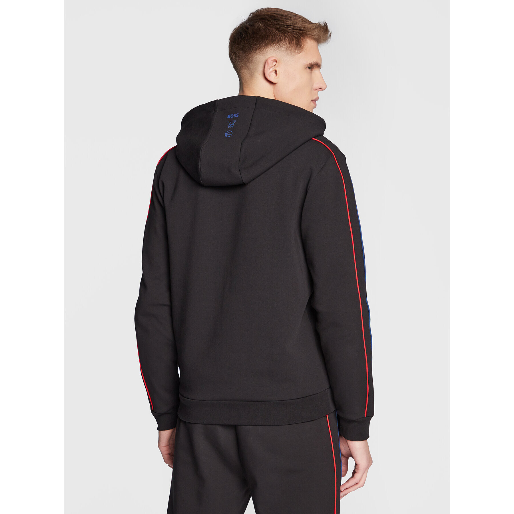 Boss Суитшърт NBA 50477412 Черен Regular Fit - Pepit.bg