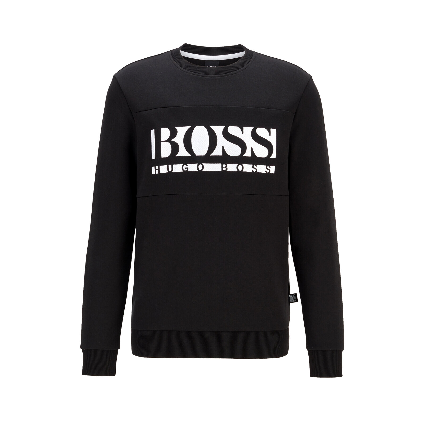 Boss Суитшърт Salbo 1 50447034 Черен Regular Fit - Pepit.bg