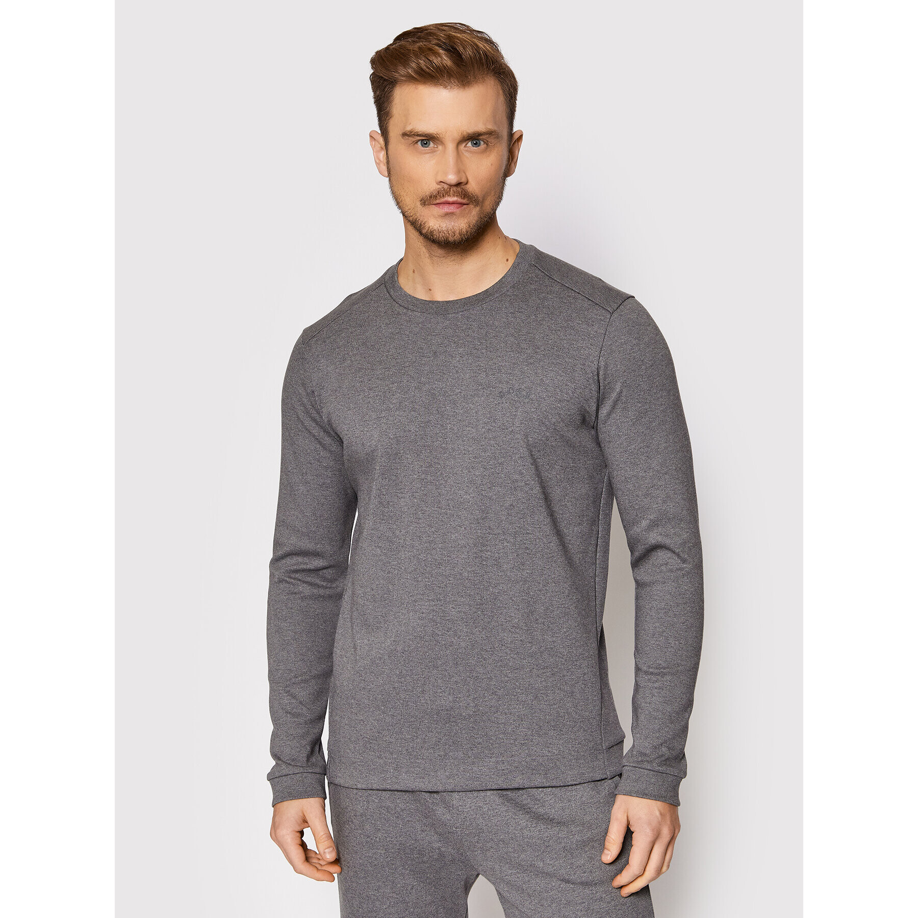 Boss Суитшърт Salbo 50455074 Сив Regular Fit - Pepit.bg