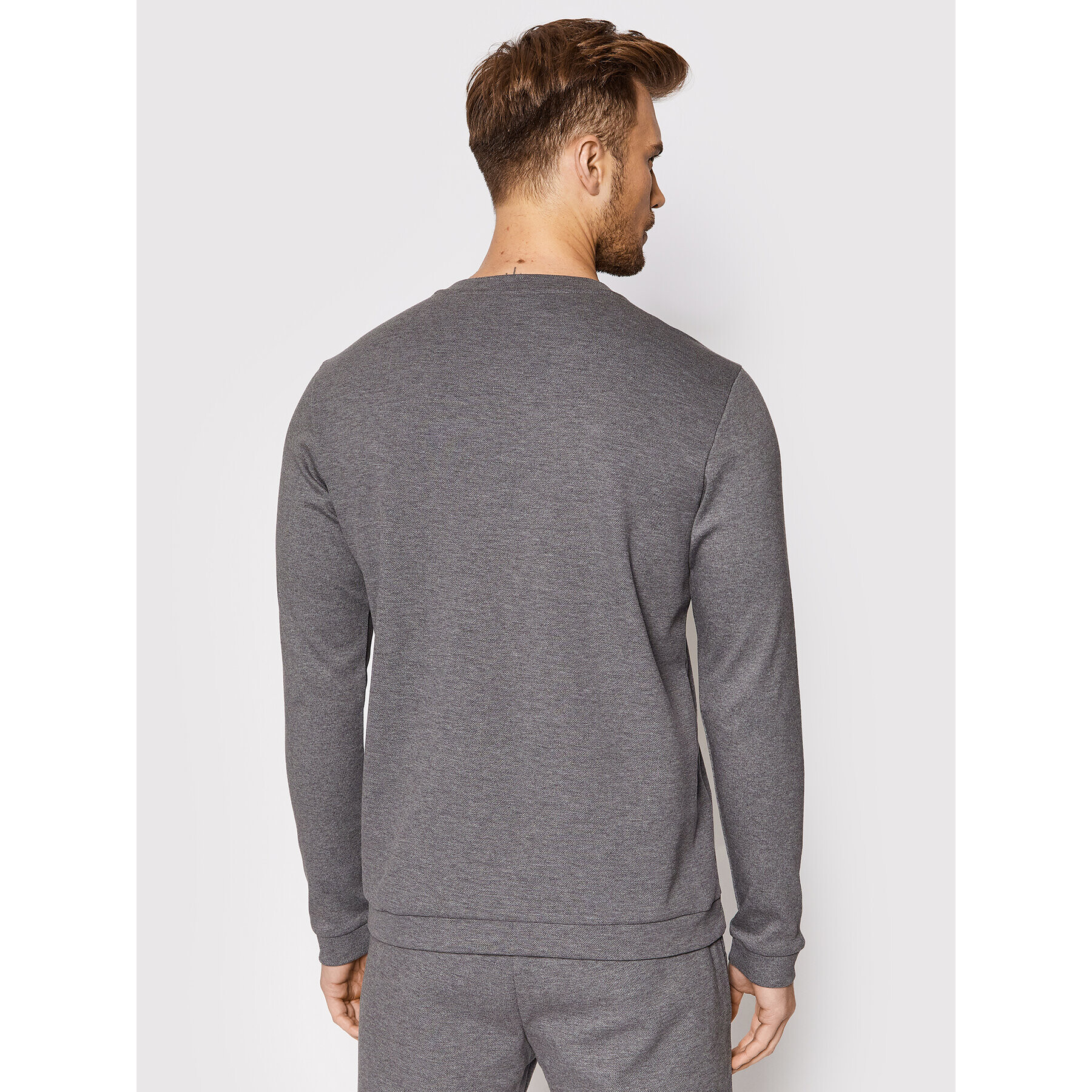 Boss Суитшърт Salbo 50455074 Сив Regular Fit - Pepit.bg