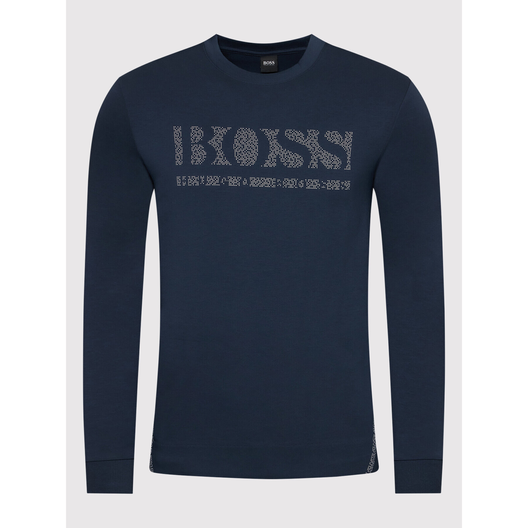 Boss Суитшърт Salbo Iconic 50456419 Тъмносин Slim Fit - Pepit.bg