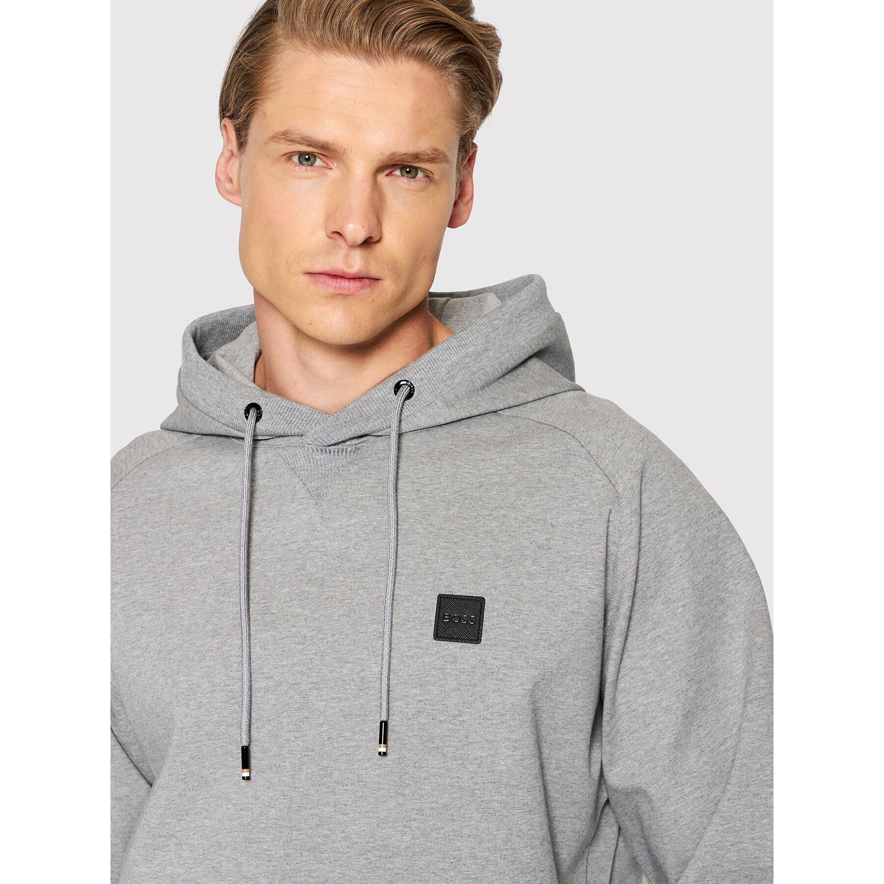 Boss Суитшърт Seeger 85 50468984 Сив Regular Fit - Pepit.bg
