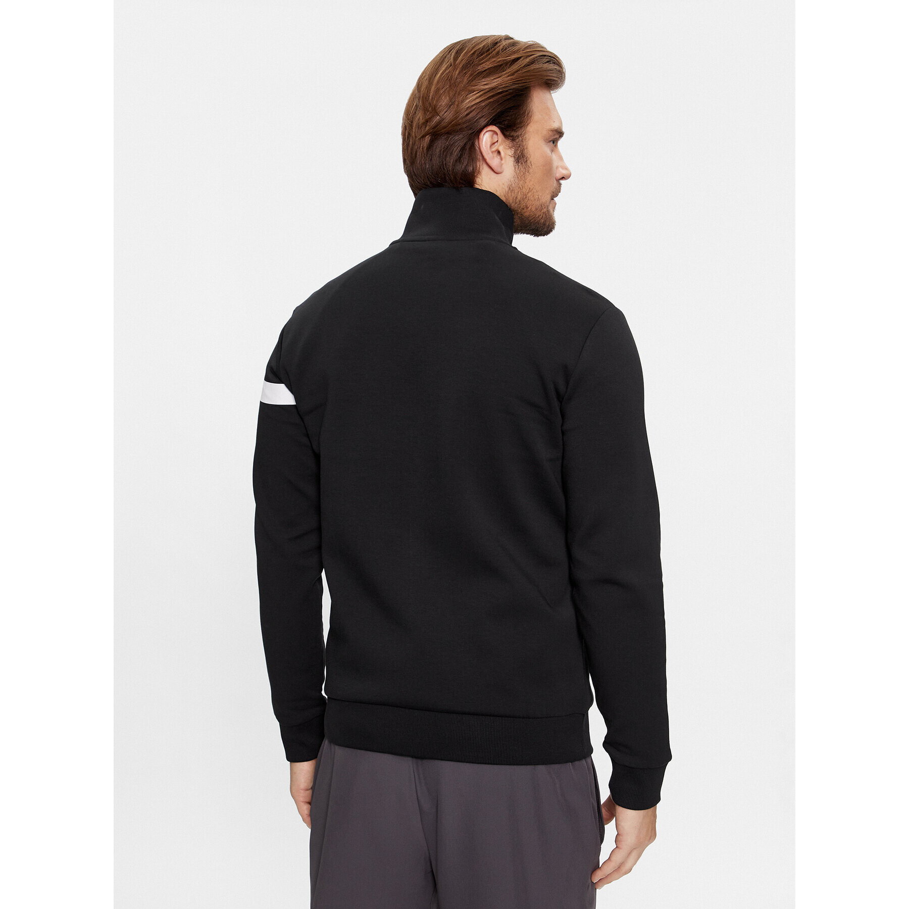 Boss Суитшърт Skaz 1 50498275 Черен Regular Fit - Pepit.bg