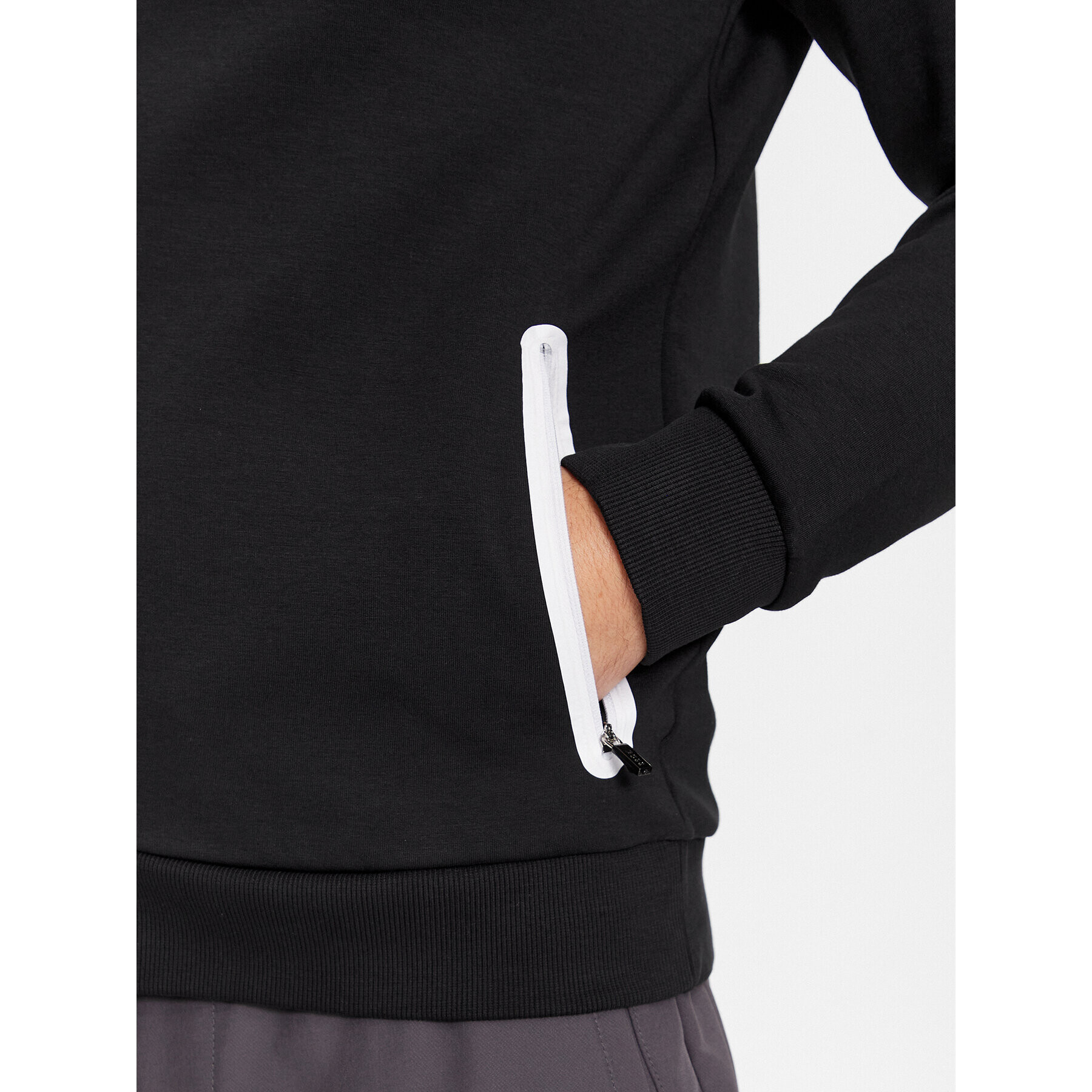 Boss Суитшърт Skaz 1 50498275 Черен Regular Fit - Pepit.bg