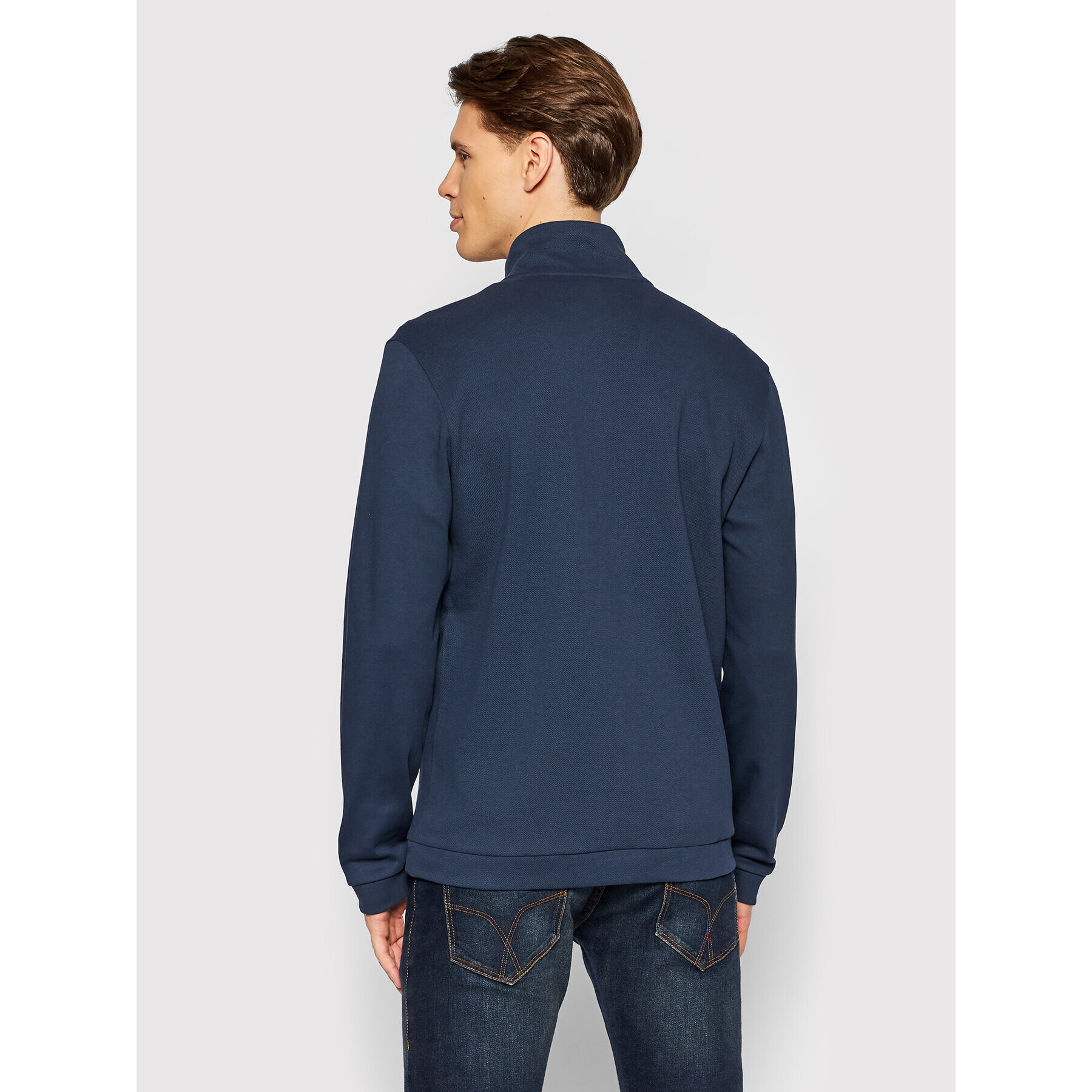 Boss Суитшърт Skaz 50455095 Тъмносин Regular Fit - Pepit.bg