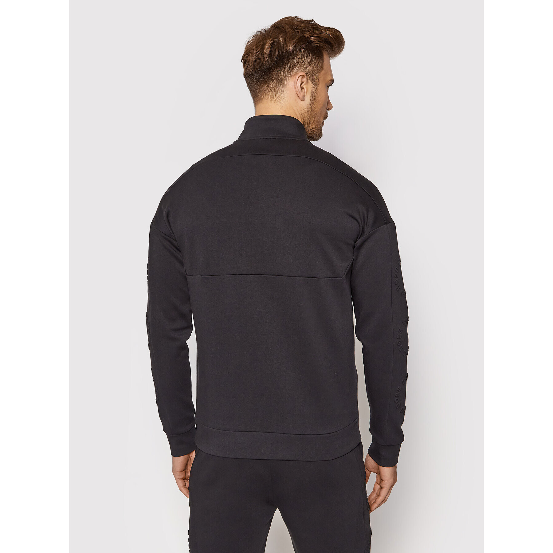 Boss Суитшърт Skaz Circle 50456467 Черен Regular Fit - Pepit.bg