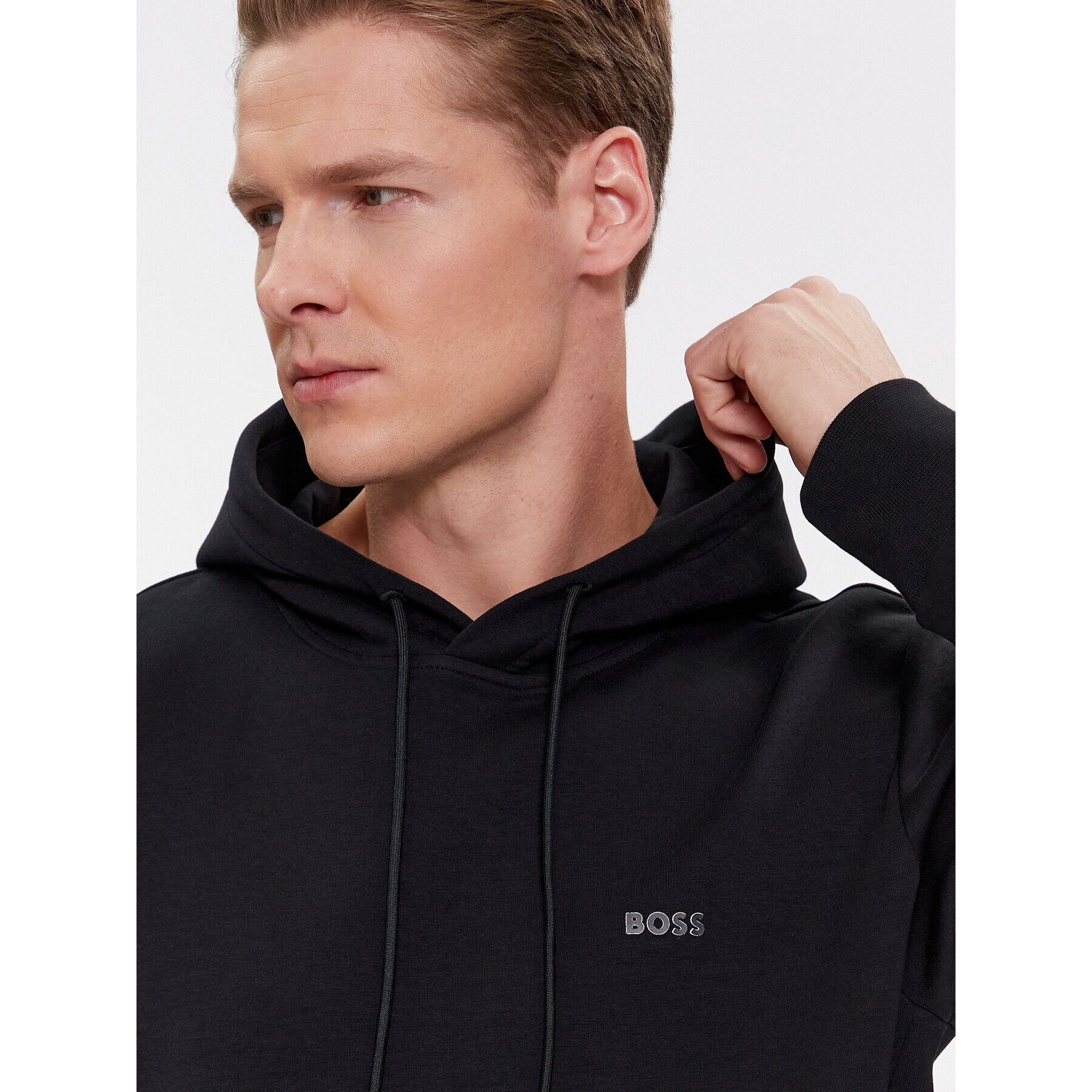 Boss Суитшърт Soody 50506130 Черен Regular Fit - Pepit.bg