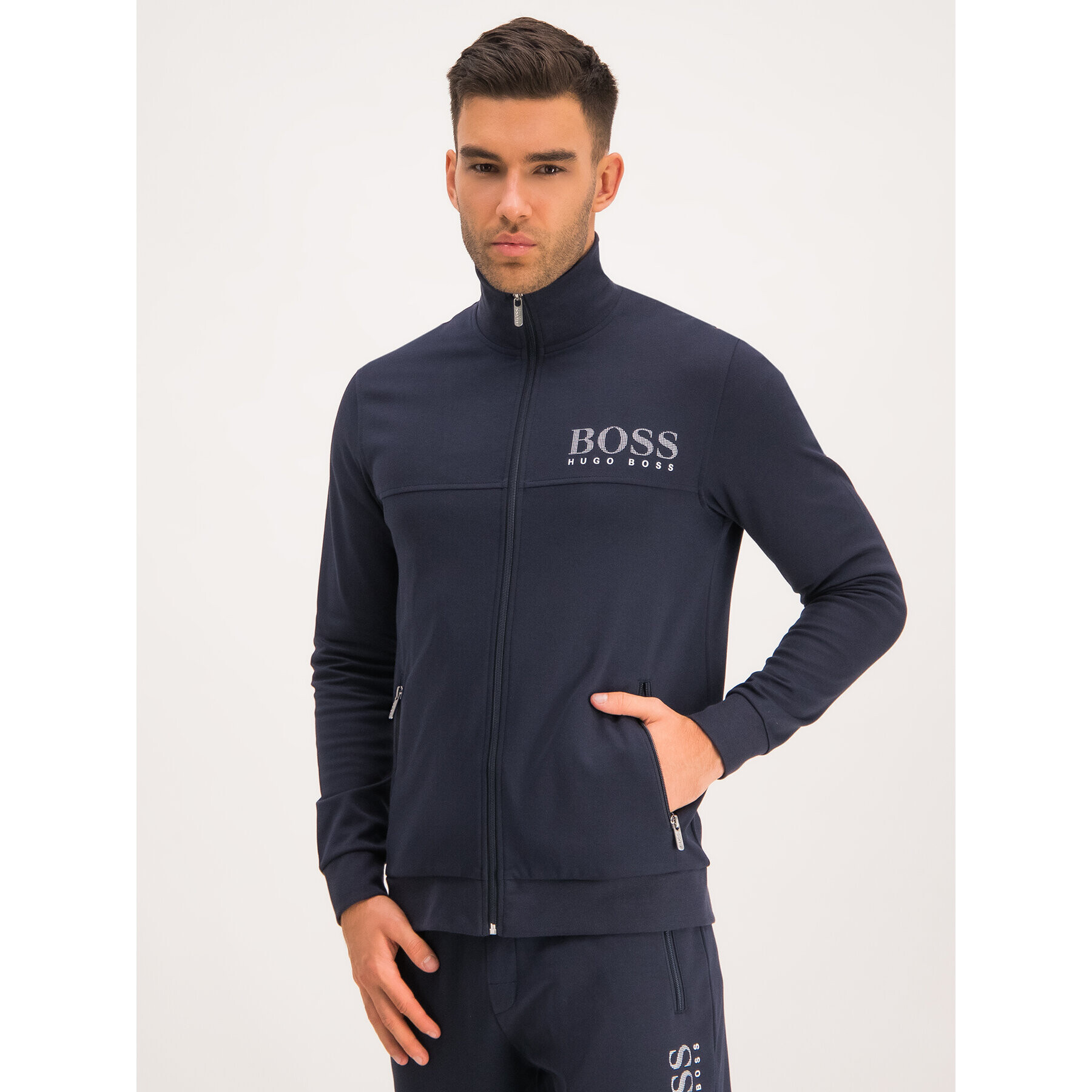 Boss Суитшърт Tracksuit 50420366 Тъмносин Regular Fit - Pepit.bg