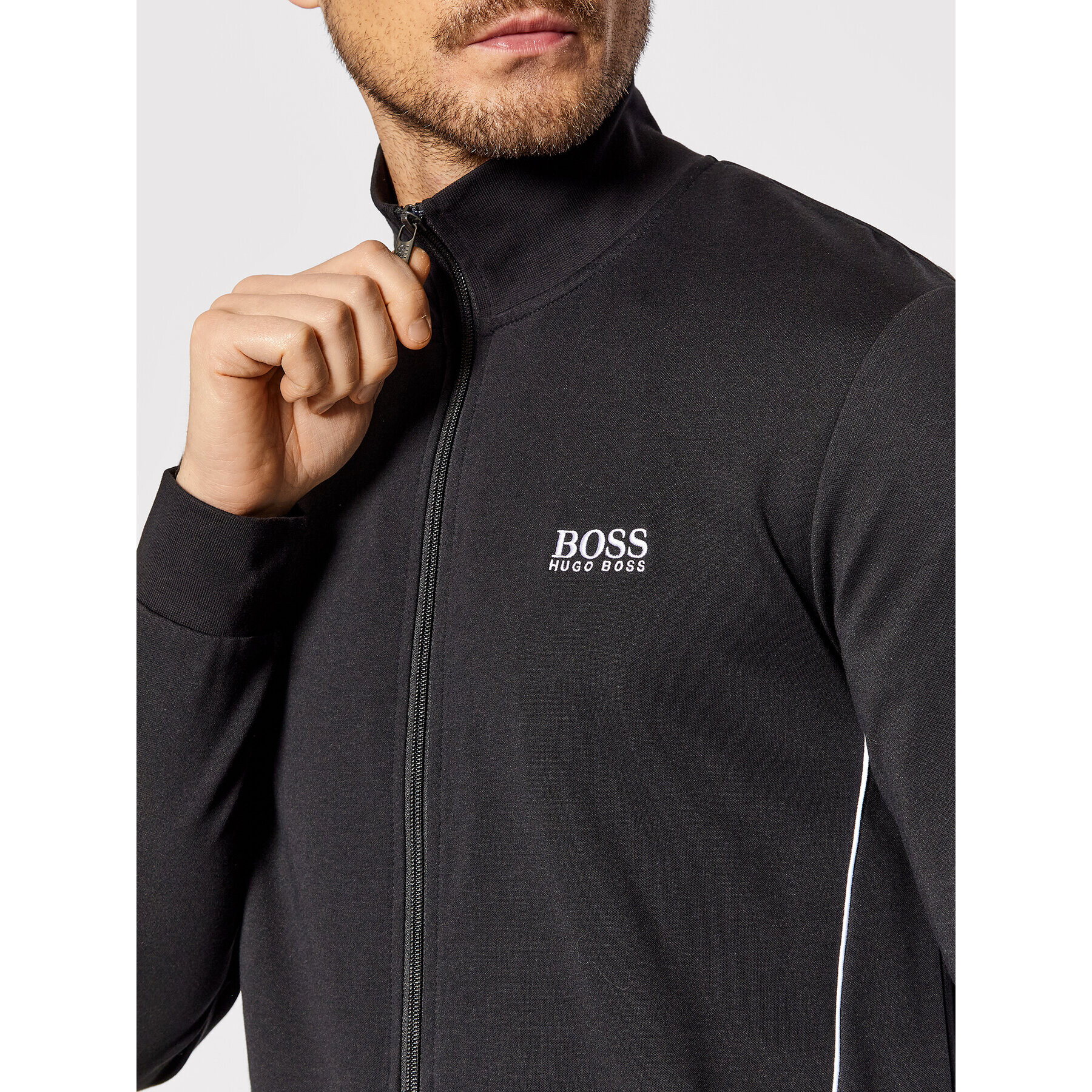 Boss Суитшърт Tracksuit 50460266 Черен Regular Fit - Pepit.bg