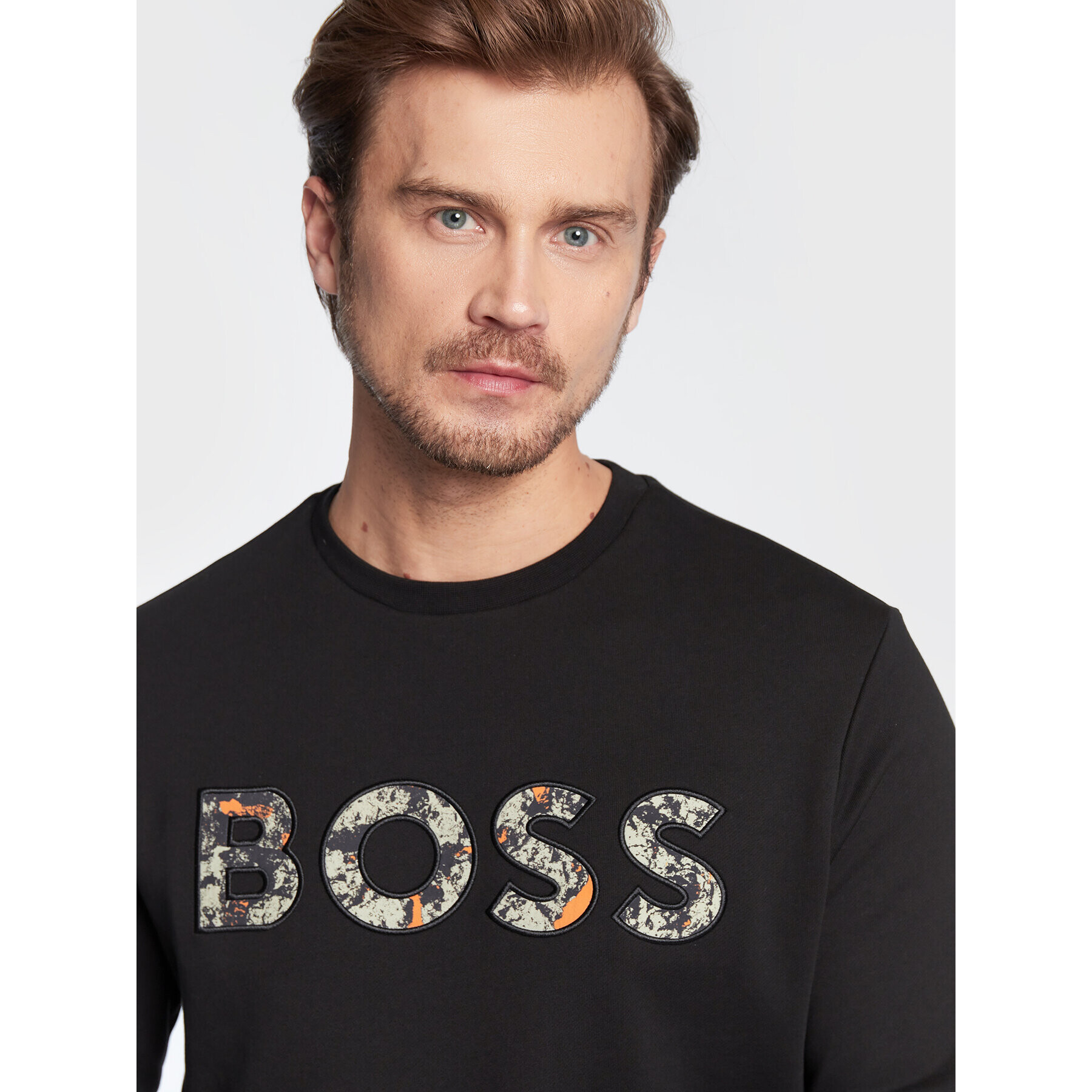 Boss Суитшърт We 50476140 Черен Regular Fit - Pepit.bg