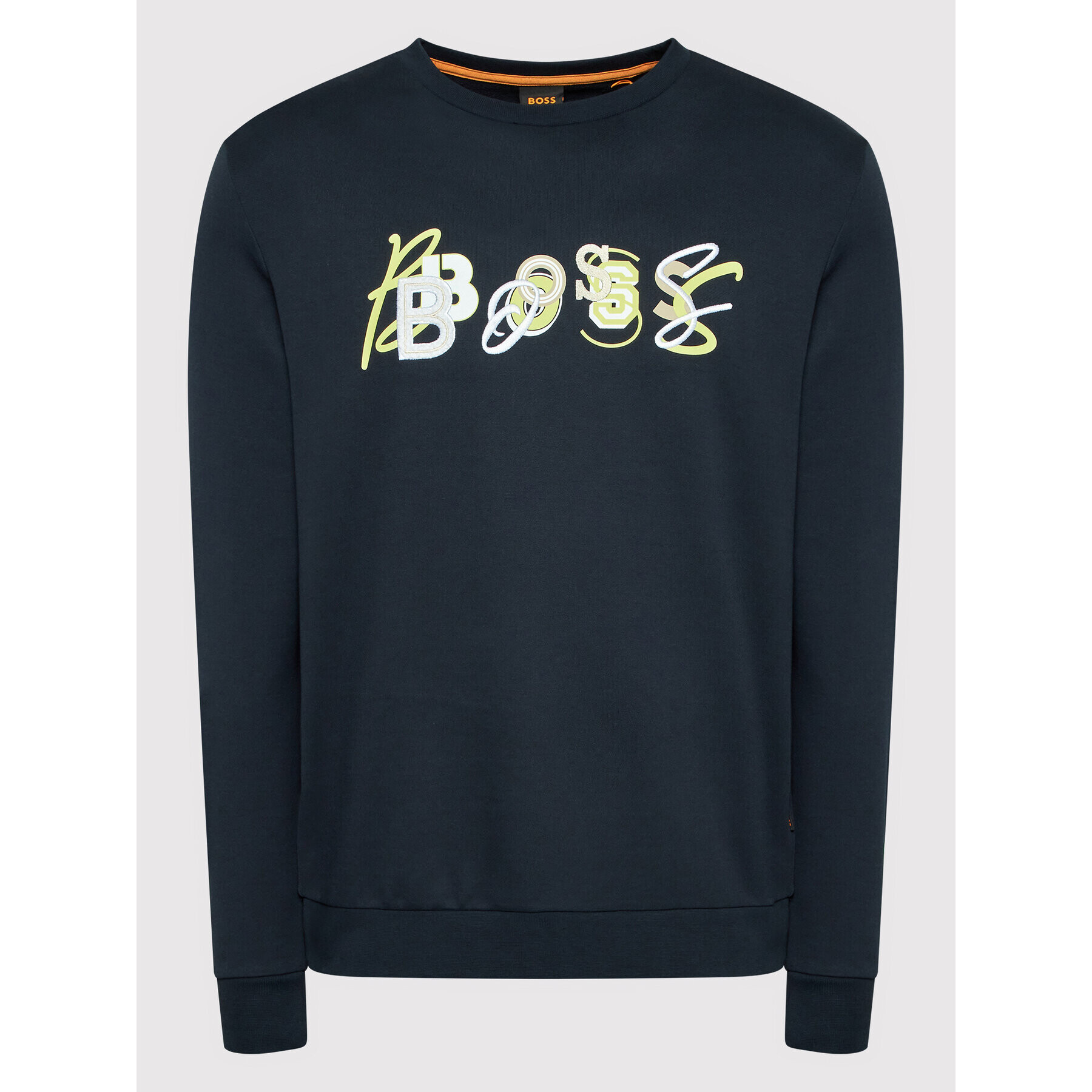 Boss Суитшърт Welogocrew 50472421 Тъмносин Regular Fit - Pepit.bg