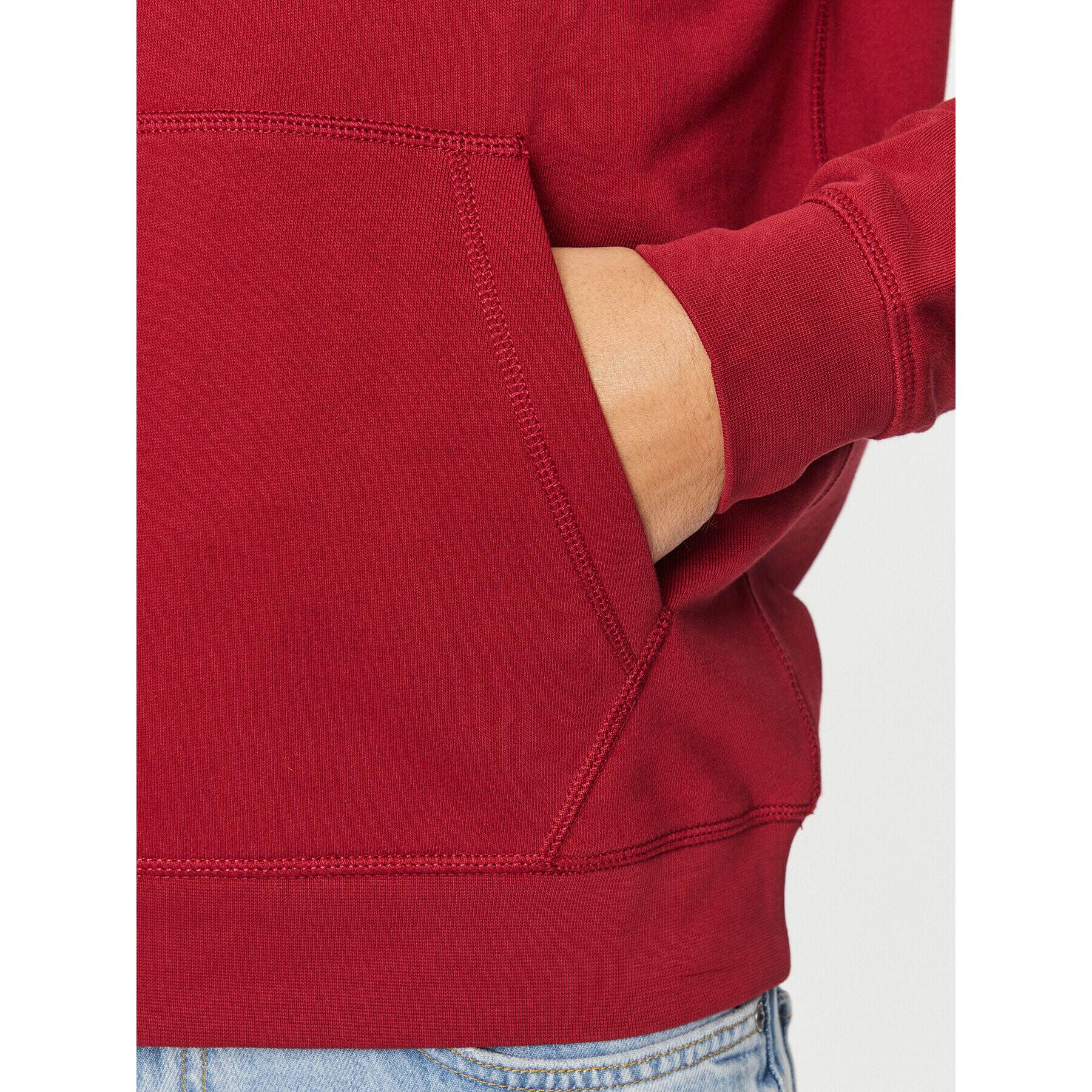 Boss Суитшърт Wetalk 50468445 Червен Regular Fit - Pepit.bg
