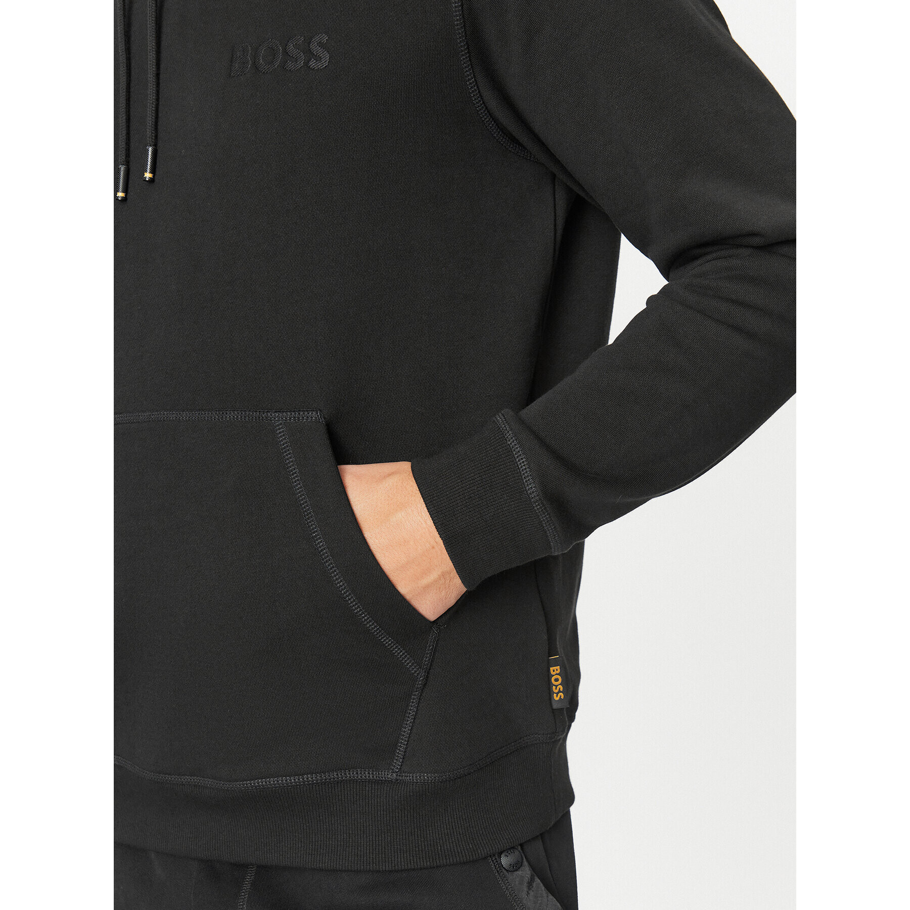 Boss Суитшърт Weteddy 50501378 Черен Relaxed Fit - Pepit.bg