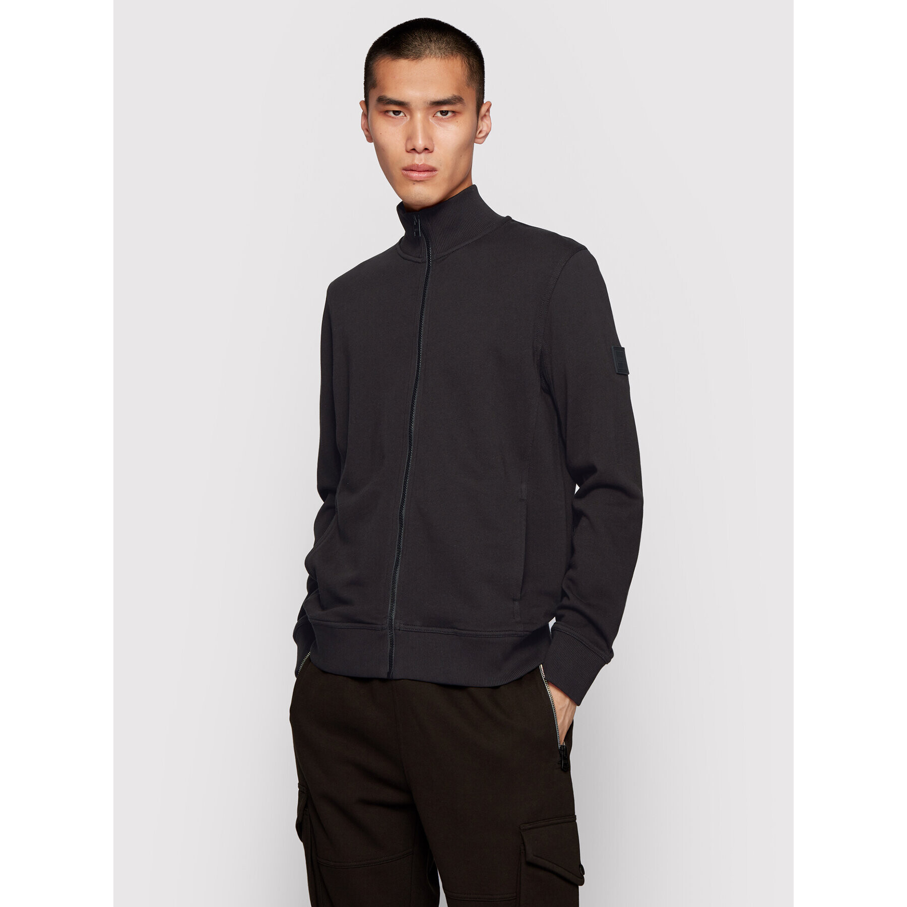 Boss Суитшърт Zkybox 1 50426622 Черен Relaxed Fit - Pepit.bg