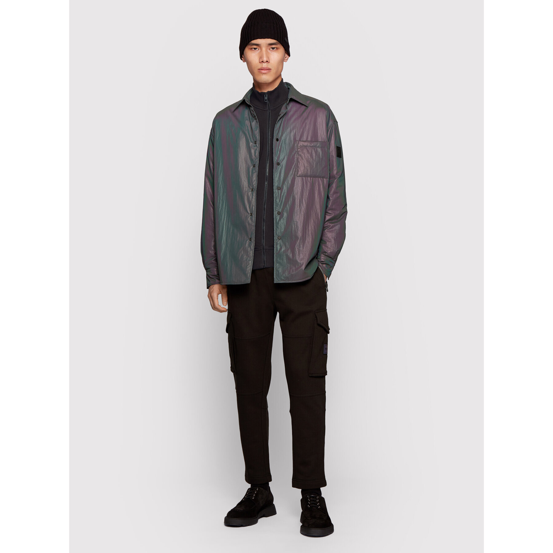 Boss Суитшърт Zkybox 1 50426622 Черен Relaxed Fit - Pepit.bg