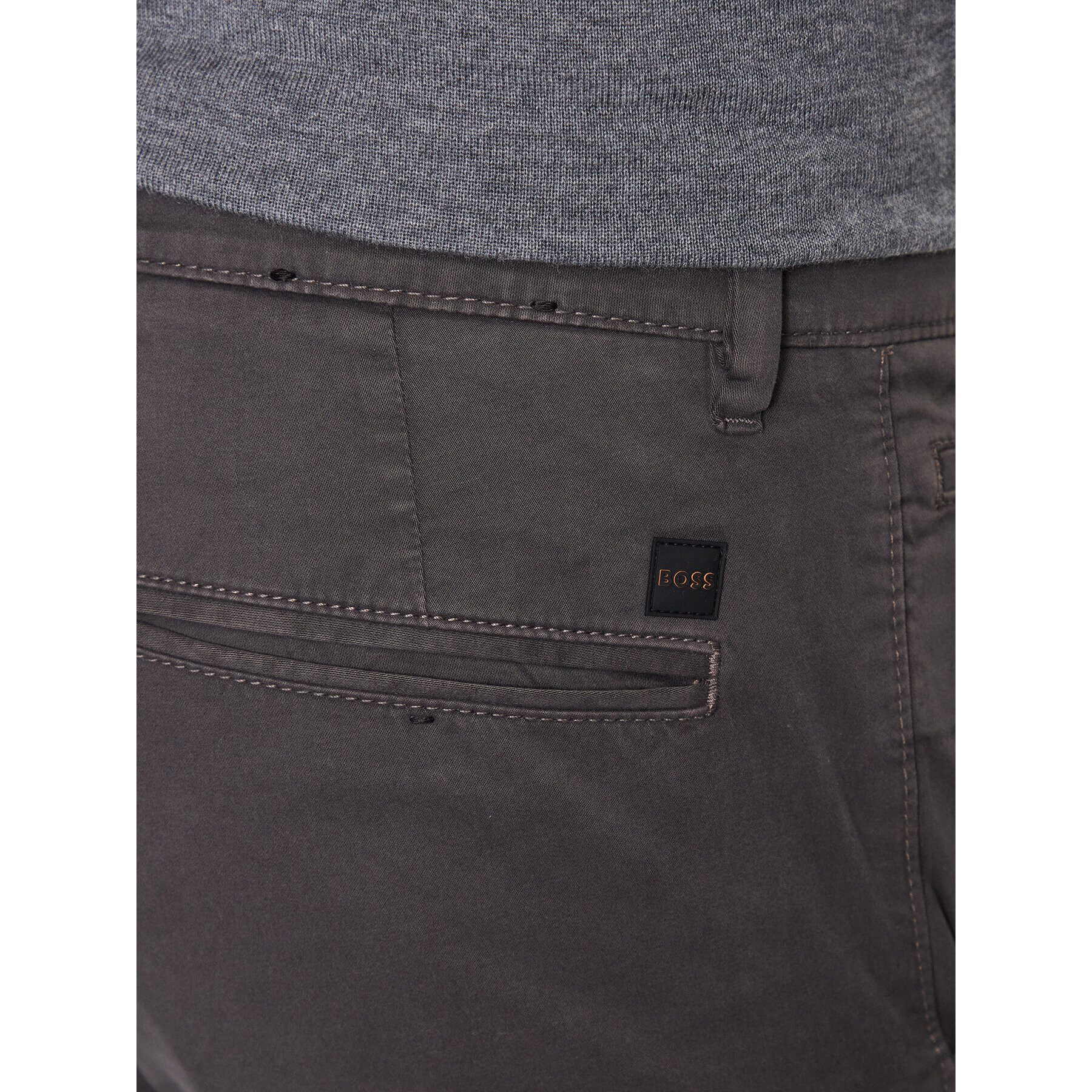 Boss Текстилни панталони 50470813 Сив Slim Fit - Pepit.bg