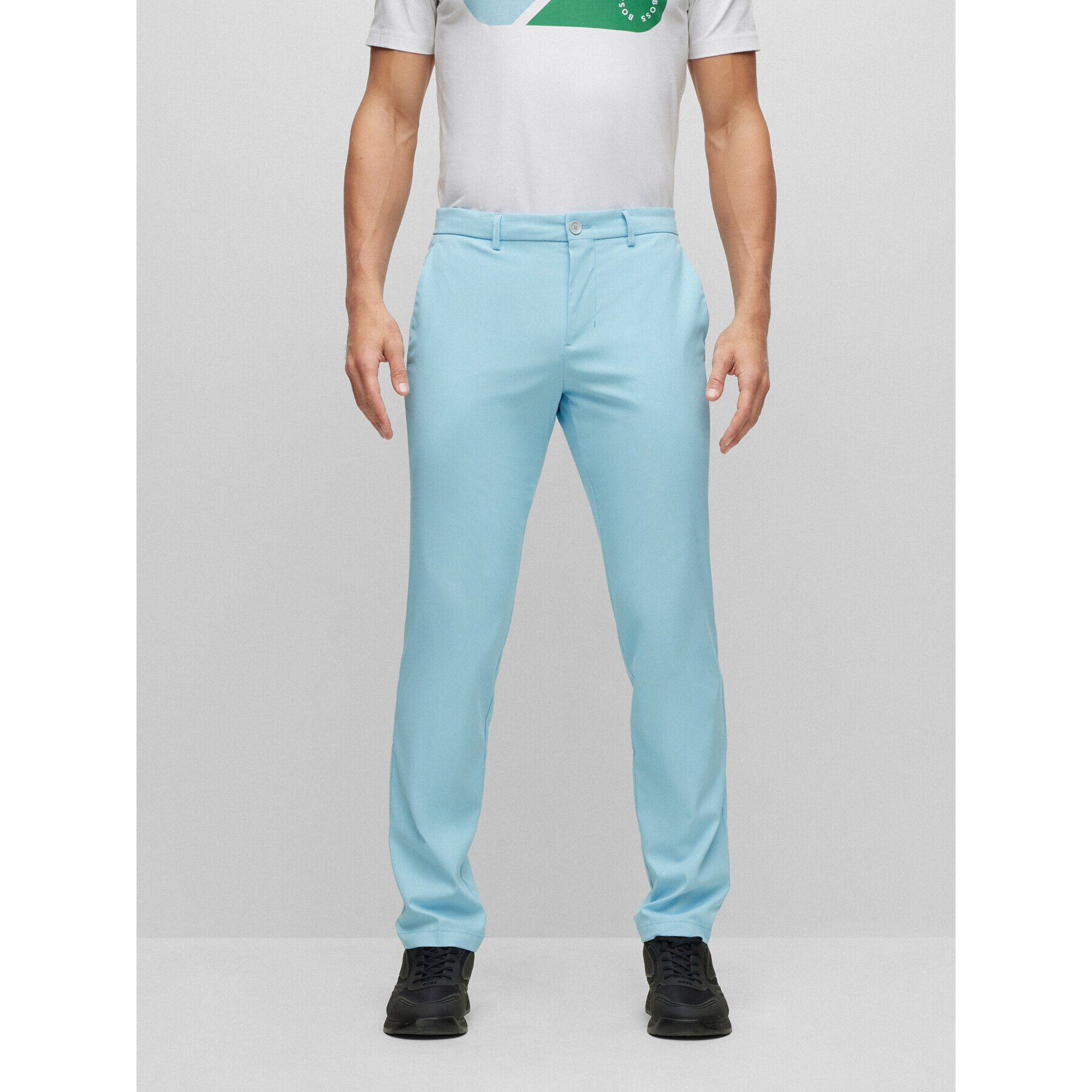Boss Текстилни панталони 50482656 Син Slim Fit - Pepit.bg