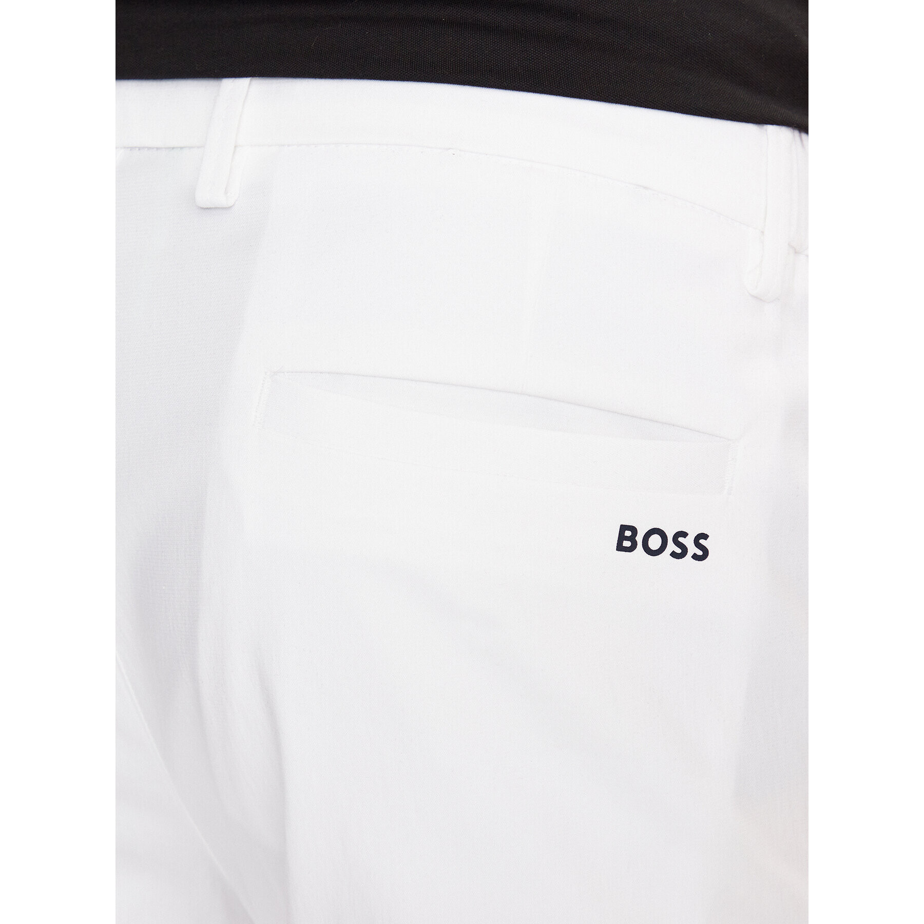 Boss Текстилни панталони 50486128 Бял Slim Fit - Pepit.bg