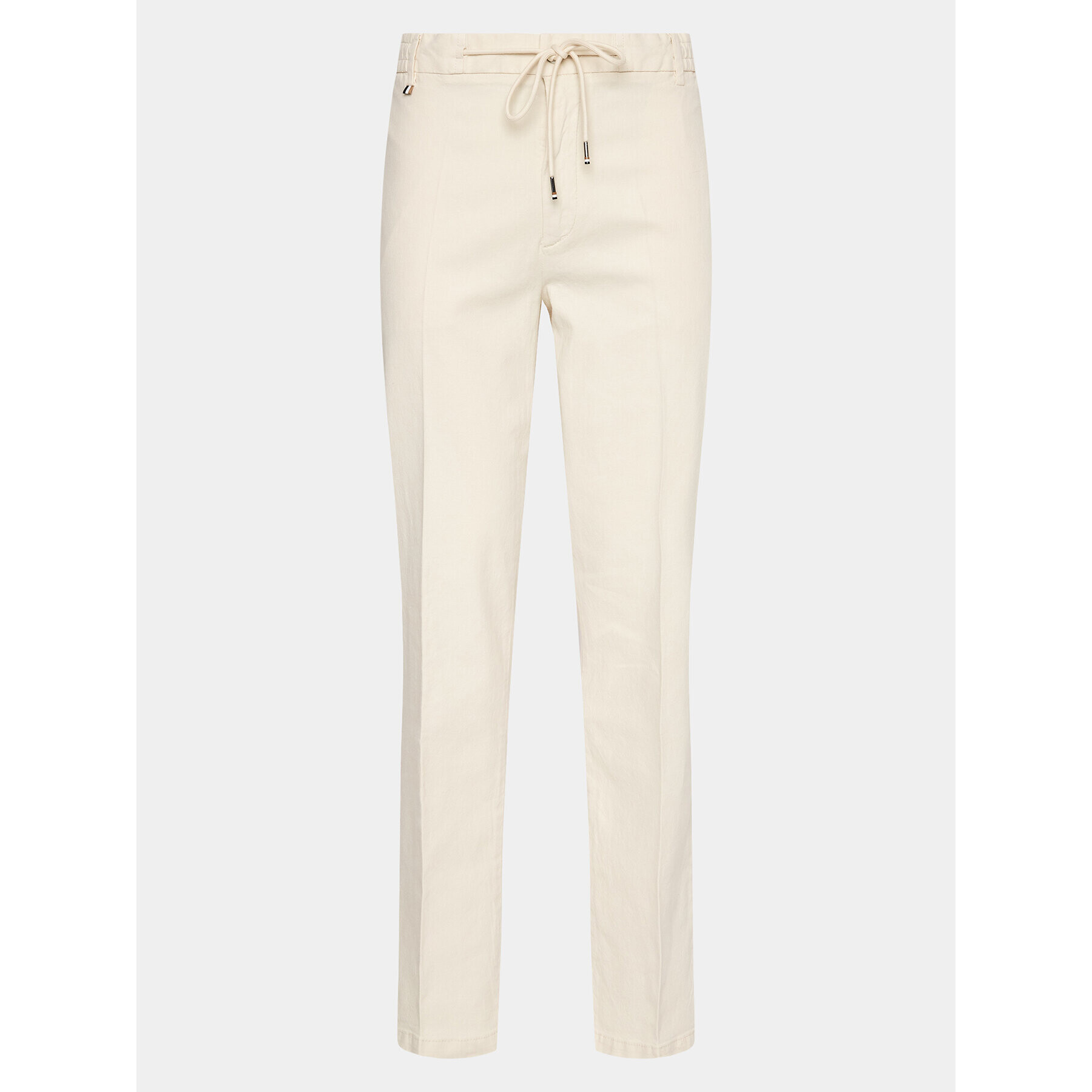 Boss Текстилни панталони 50487750 Бял Slim Fit - Pepit.bg